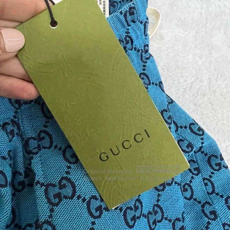 Gucci Gucci Blue Double G Print Shorts. Size US 36 / EU 52 - 5 Thumbnail