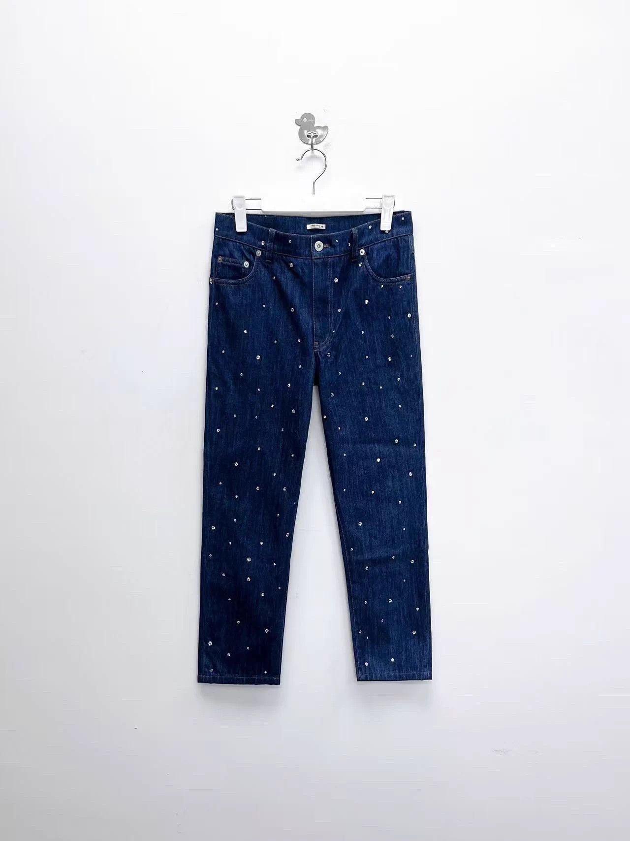 Miu Miu 【Miu Miu】New Miu Miu Rhinestone All-over Size 26" / US 2 / IT 38 - 1 Thumbnail