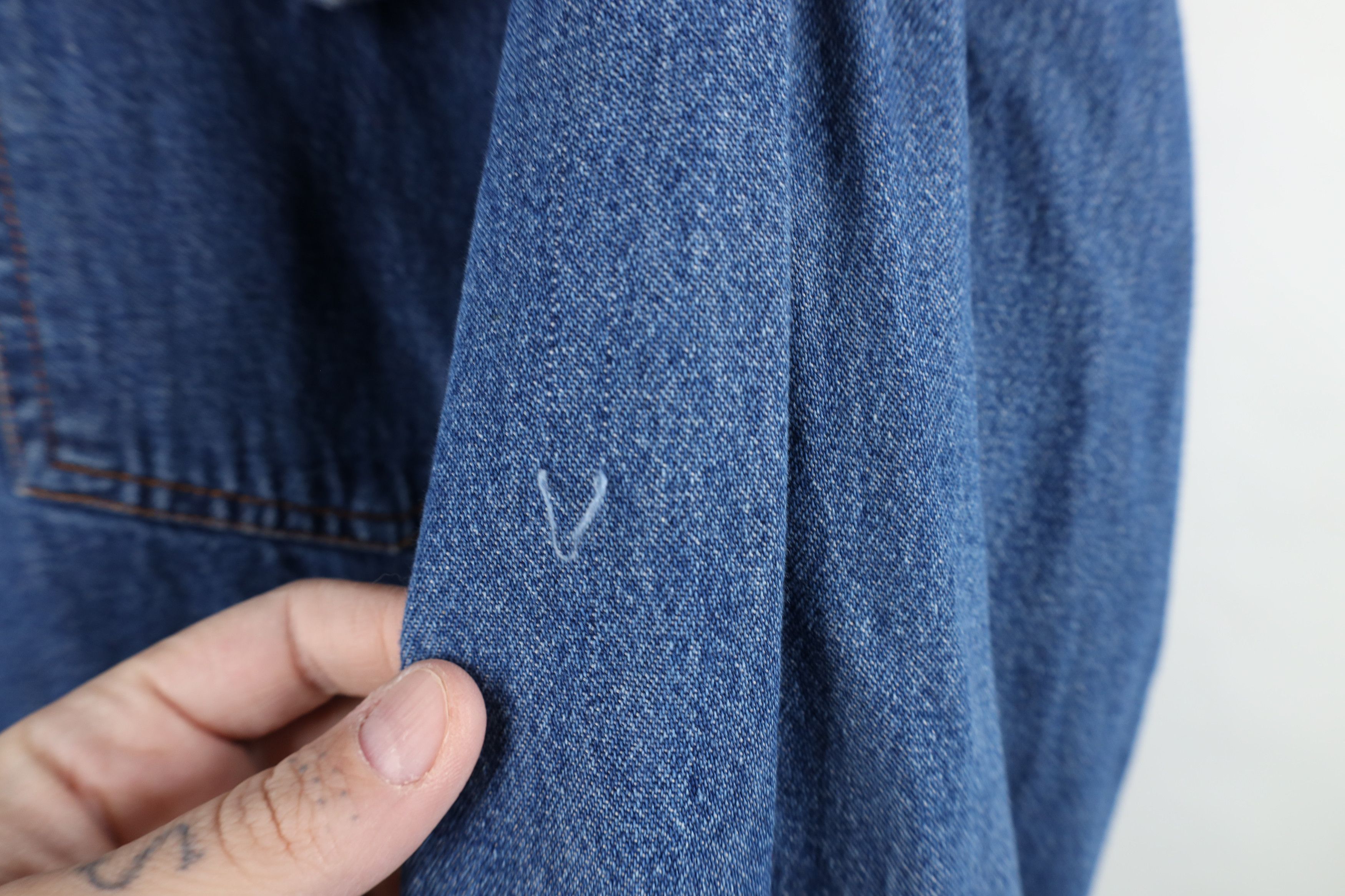 Vintage Vintage 90s Streetwear Lined Denim Western Shirt Jacket Jac Size US M / EU 48-50 / 2 - 4 Thumbnail