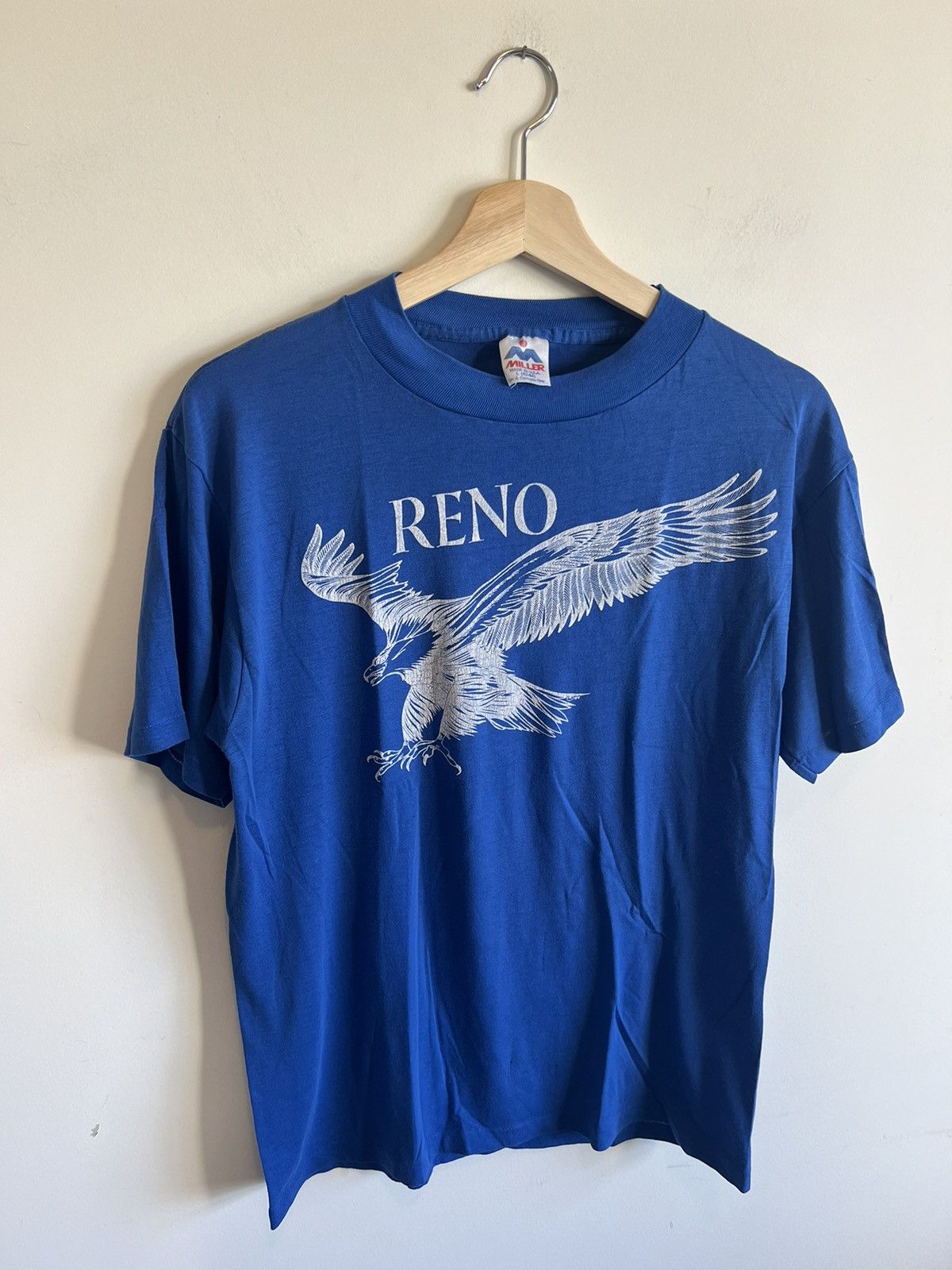 Vintage Vintage 70s Eagle USA Reno Souvenir Shirt Miller Size US L / EU 52-54 / 3 - 1 Thumbnail