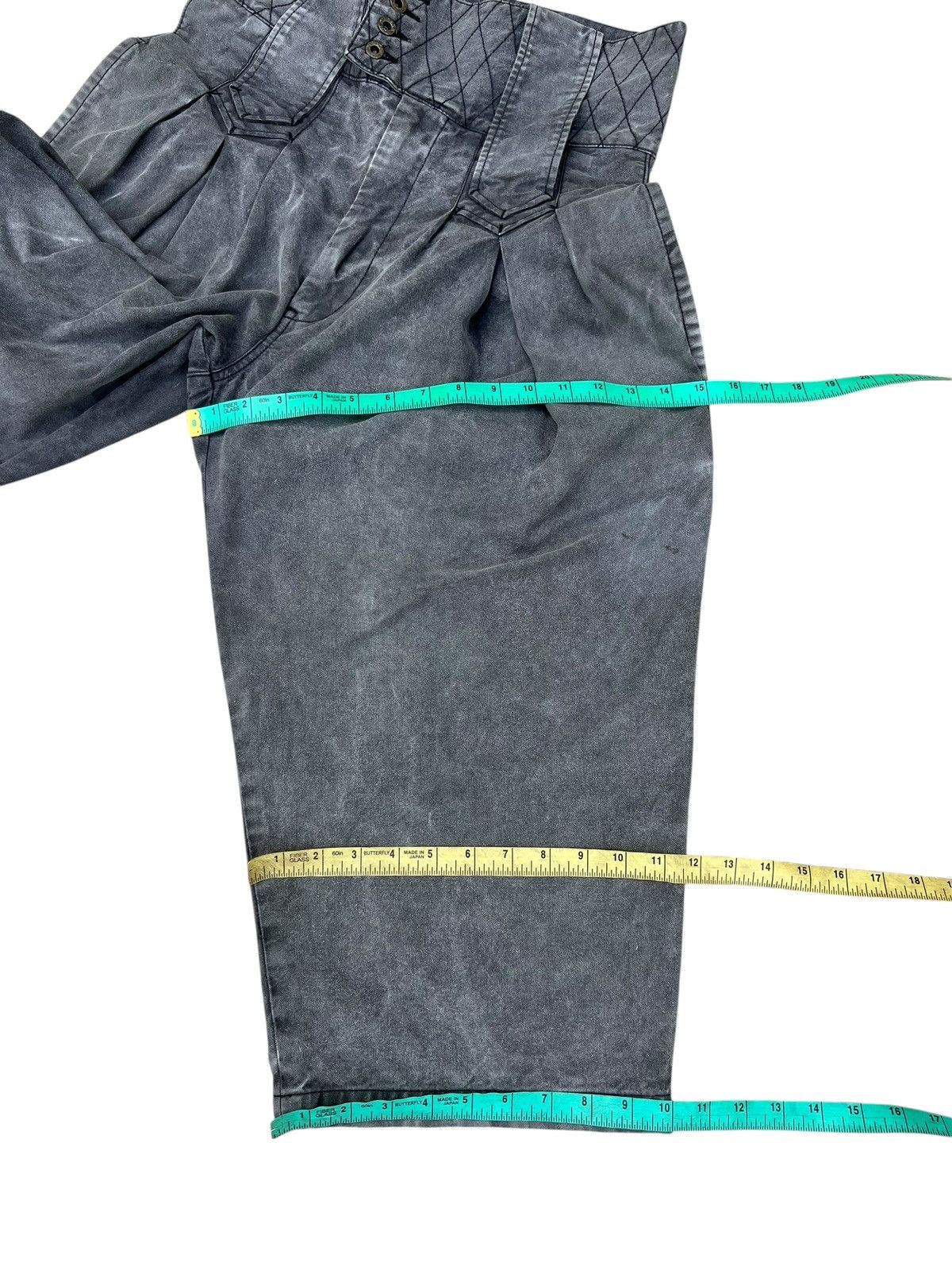 Bernhard Willhelm Archive Bernhard Willhelm High Waist Baggy Wide Cropped Pant Size US 29 - 5 Thumbnail