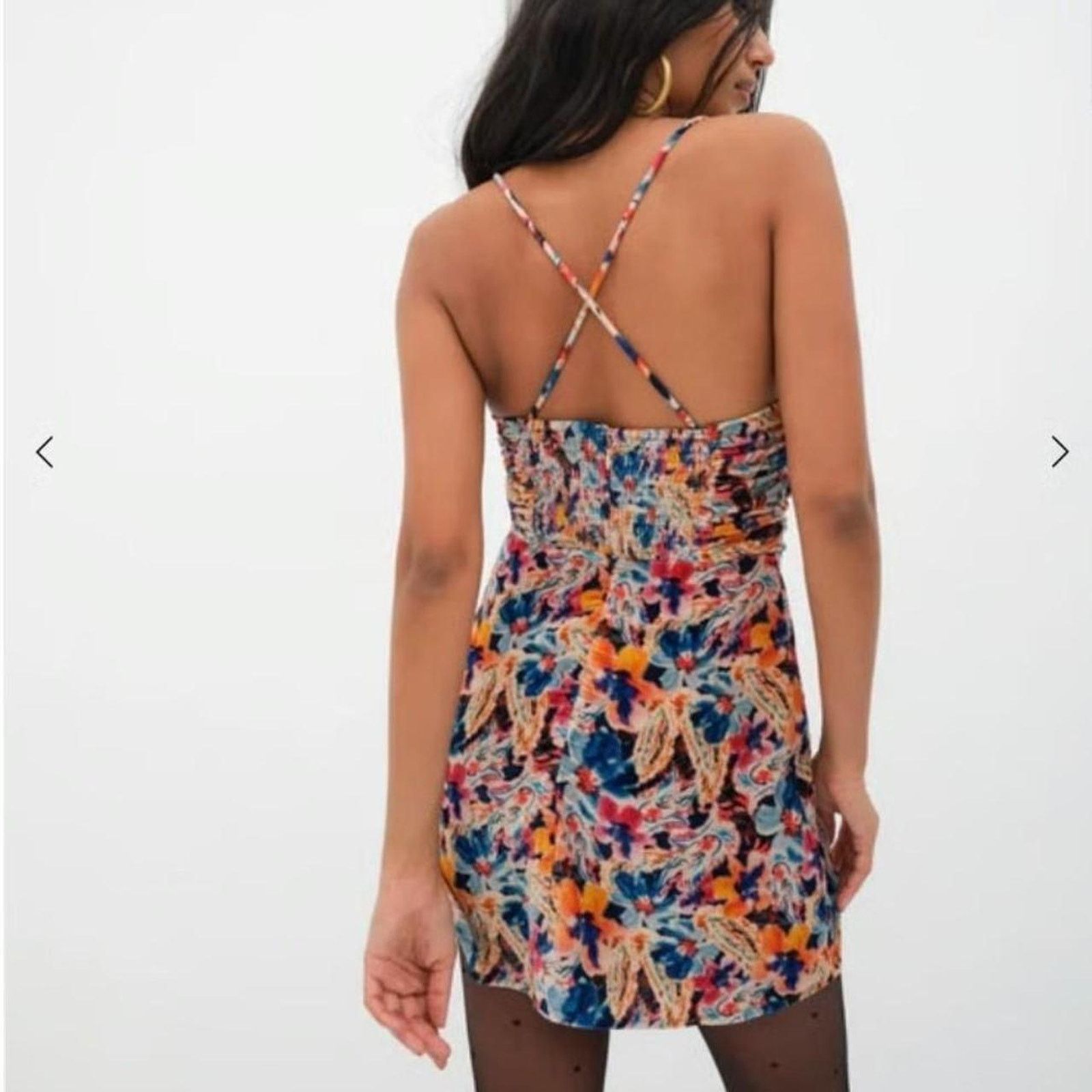For Love & Lemons For Love & Lemons Brooklyn Mini Dress in Size XS Size XS / US 0-2 / IT 36-38 - 4 Thumbnail