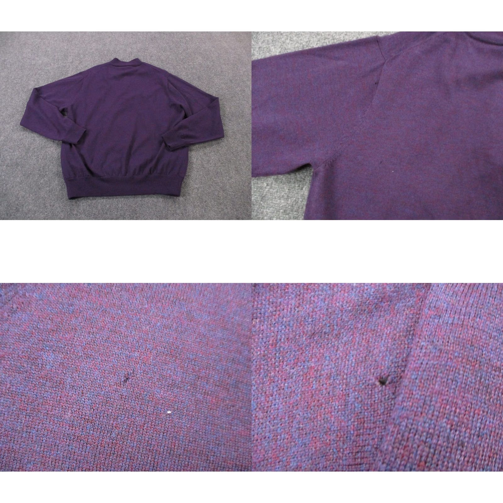 Peter Millar Peter Millar Jacket Mens L Purple Merino Wool Performance Golf Stretch Pullover Size US L / EU 52-54 / 3 - 8 Thumbnail