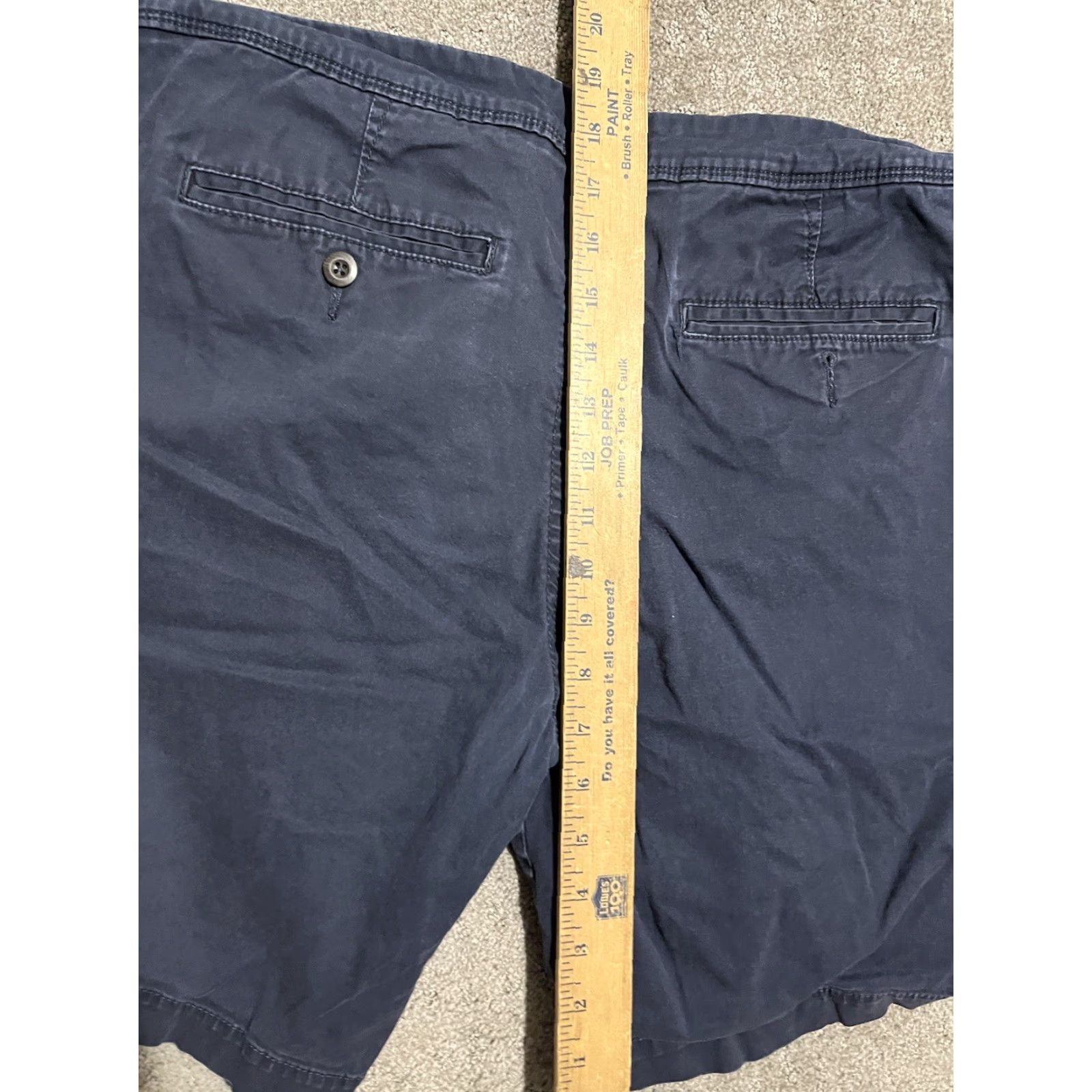 Vintage Aéropostale Mens Shorts Navy Solid EUC Sz 31 Chino Regular Adult Blue 31 Mens Size US 31 - 5 Thumbnail