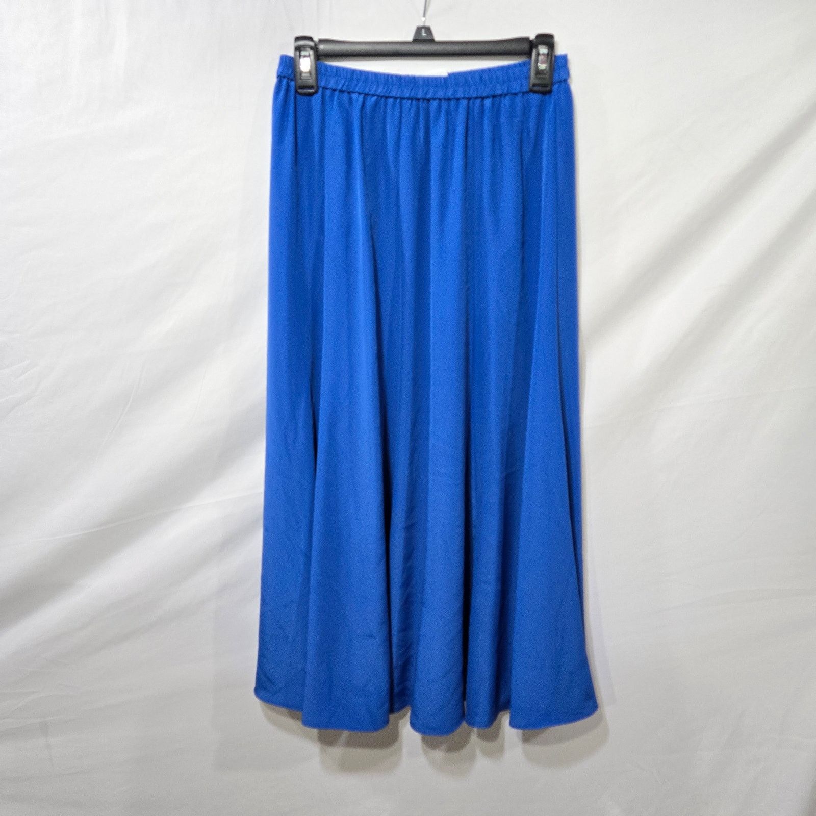 Vintage 70s Blue Short Sleeve Top Midi Skirt Scarf 3 Piece Set XL Size XL / US 12-14 / IT 48-50 - 10 Thumbnail