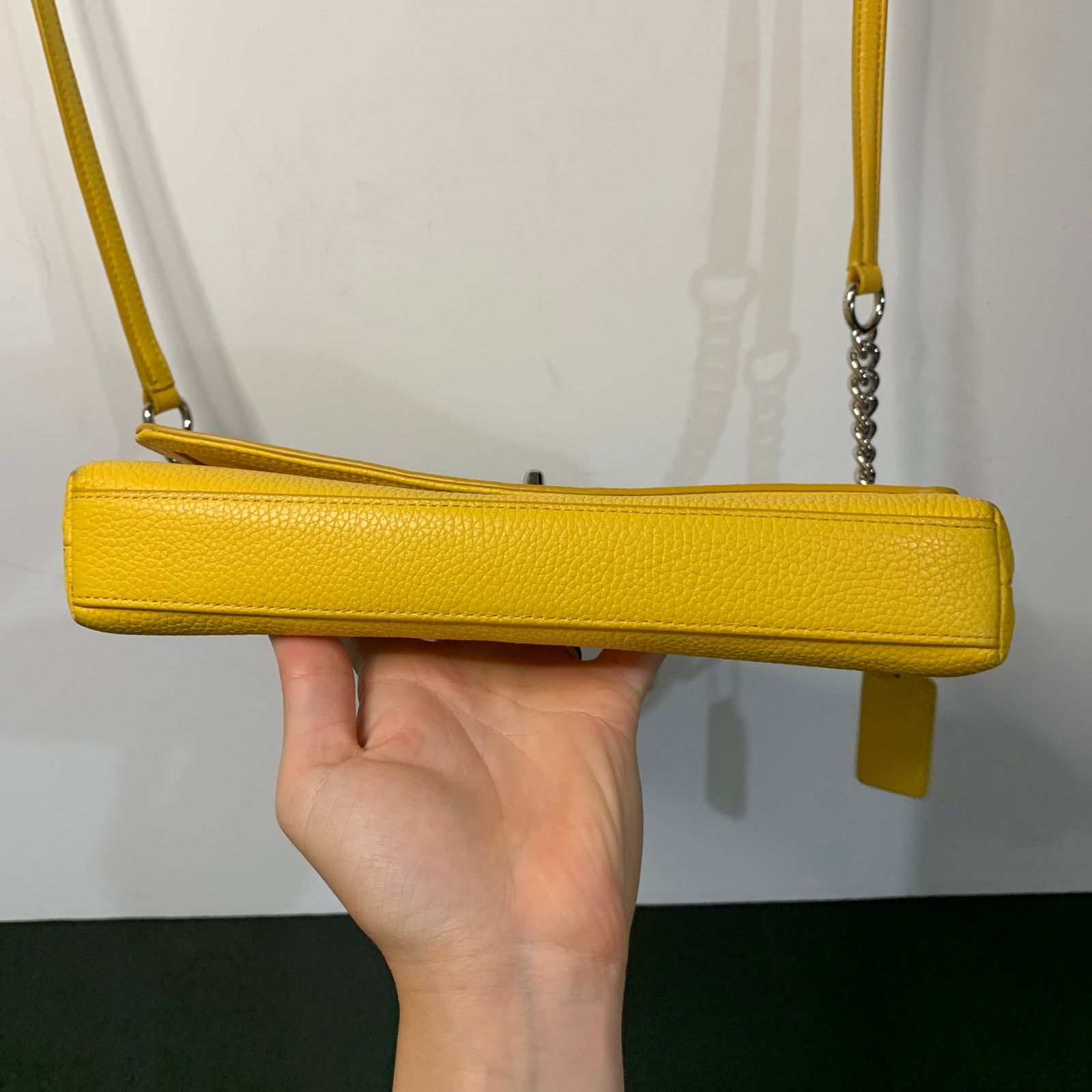 Coach Coach Crosstown Crossbody Bag. With Chain Detail & Turnlock Size ONE SIZE - 13 Thumbnail