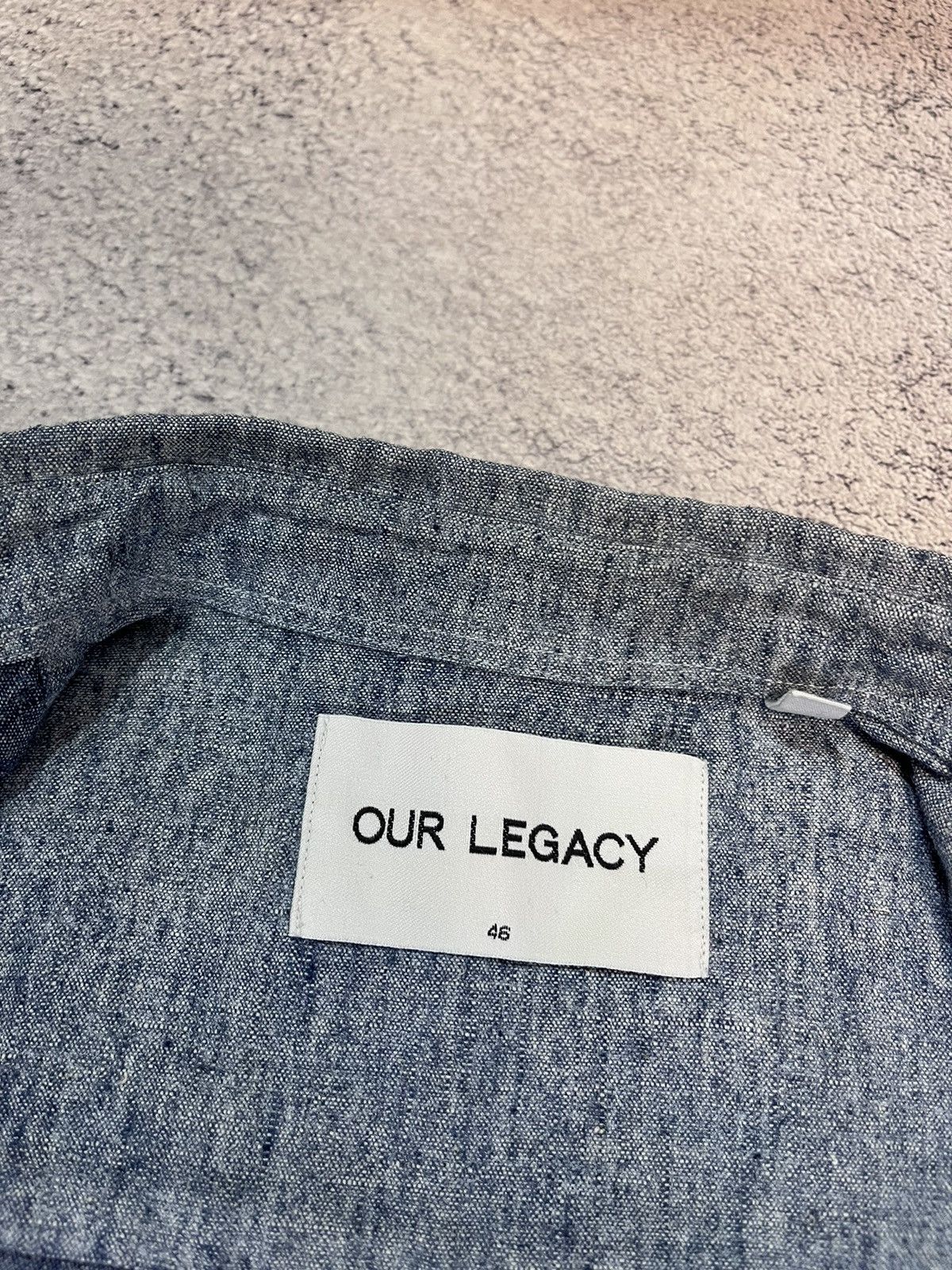Our Legacy Our Legacy Men’s Shirt Button-Down Long Sleeve Hemp Organic Size US S / EU 44-46 / 1 - 10 Thumbnail