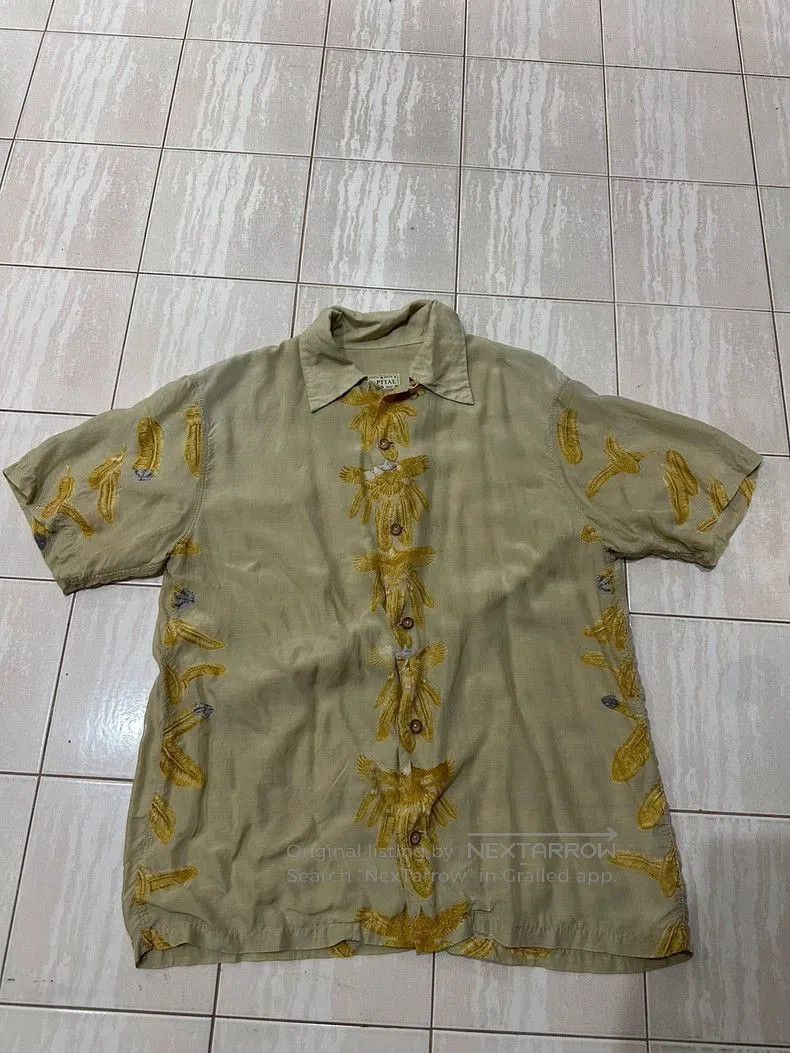 Kapital Kapital Eagle Feather Aloha Short Sleeve Shirt Size US XXS / EU 40 - 3 Thumbnail