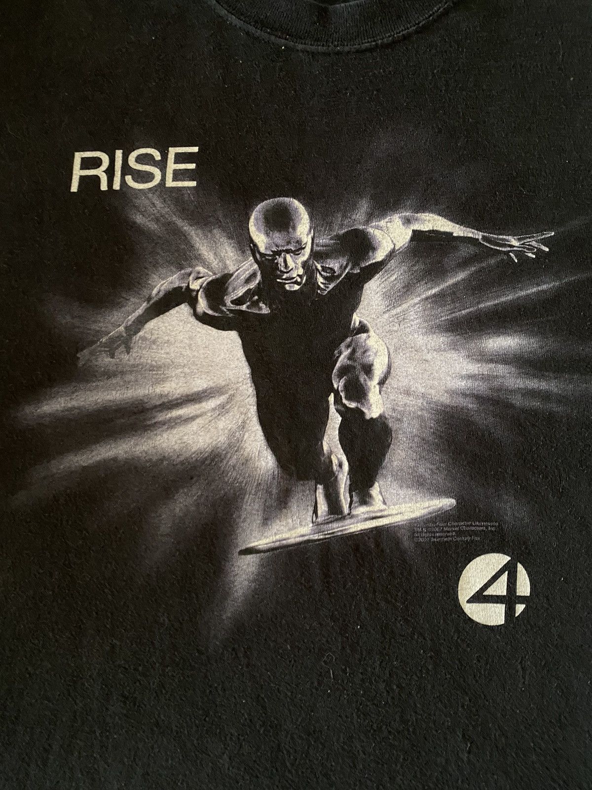 Vintage Vintage Jerzees Movie Fantastic 4 RISE Over Size T-Shirt Size US XL / EU 56 / 4 - 3 Thumbnail