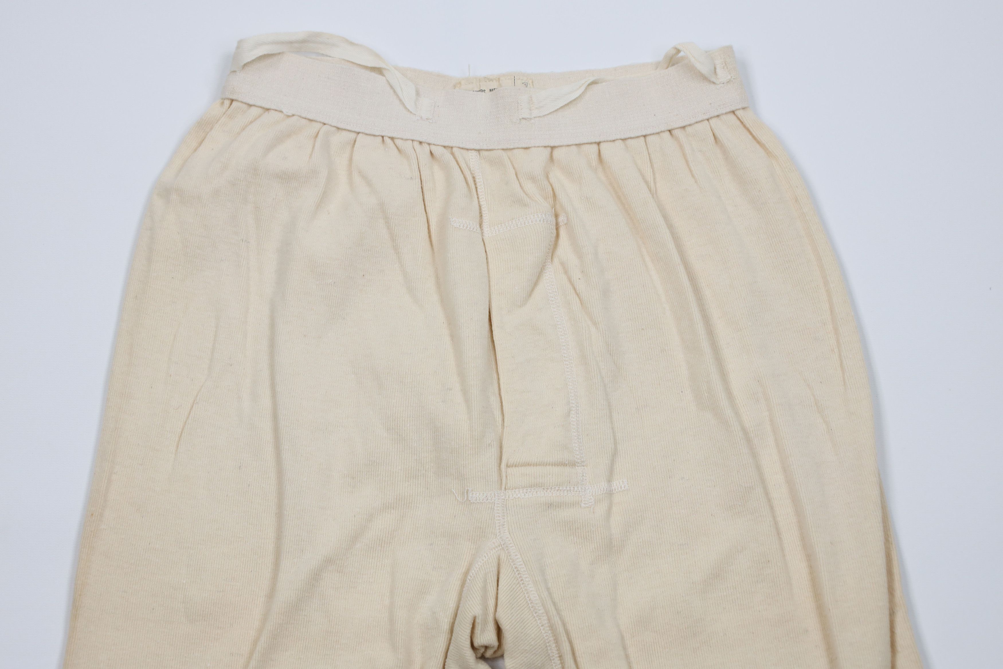 Vintage Vintage 60s Vietnam War Ribbed Military Drawers Pants USA Size US 32 / EU 48 - 2 Thumbnail