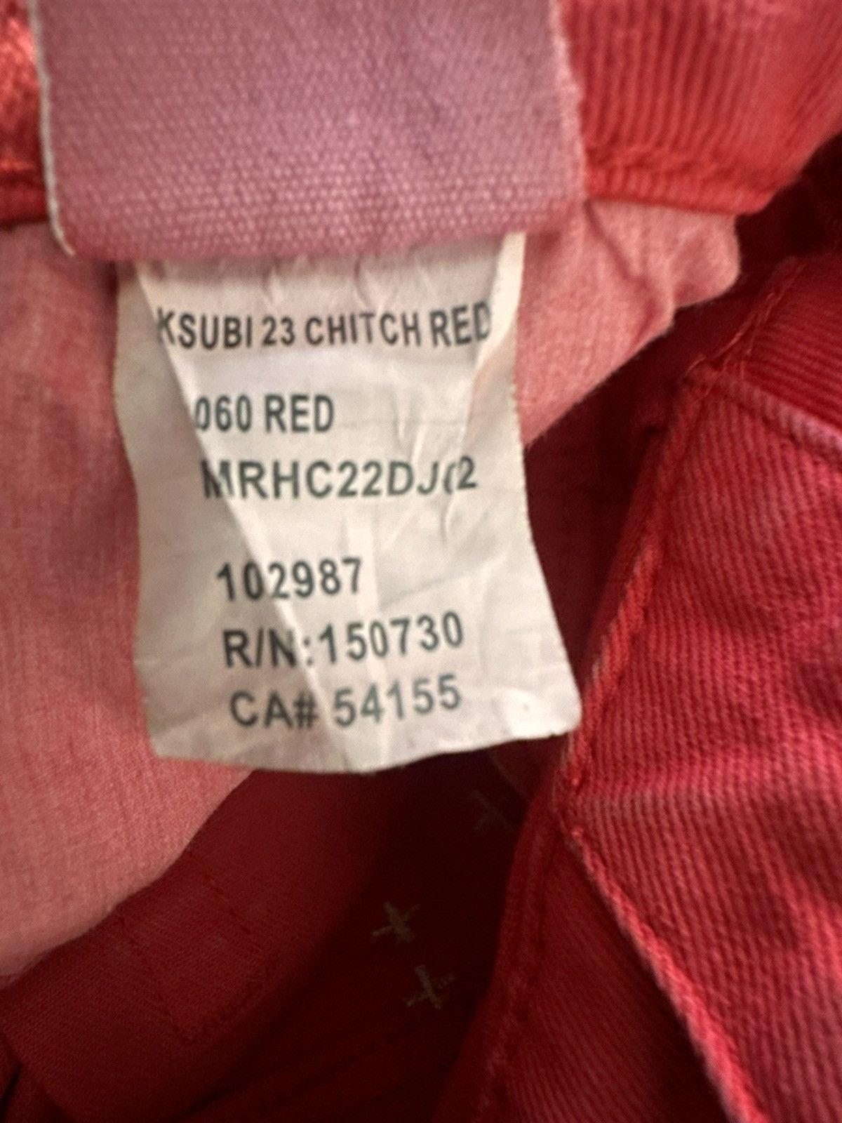 Ksubi KSUBI Red Chitch Jeans Size US 31 - 9 Thumbnail