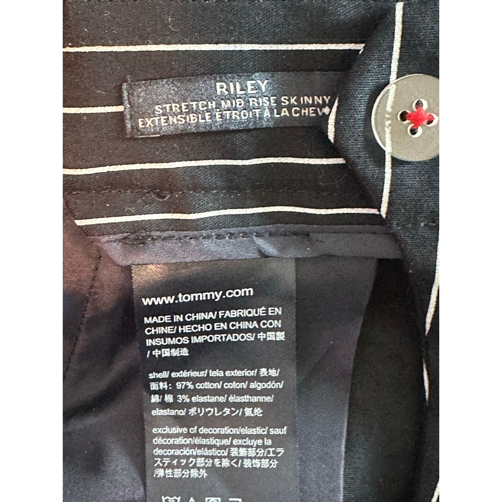 Tommy Hilfiger Tommy Hilfiger navy blue white stripes pants size 8 Size 32" / US 10 / IT 46 - 4 Thumbnail