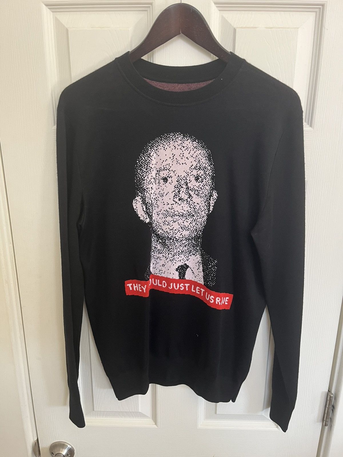 Dior Kris Van Assche x Dan Witz FW17 “Let Us Rave” Knit Sweater Size US S / EU 44-46 / 1 - 1 Thumbnail