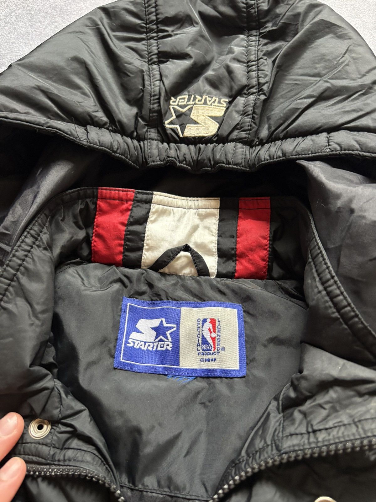 Starter RARE 90s Starter Chicago Bulls NBA Convertible Down Jacket Size US M / EU 48-50 / 2 - 9 Thumbnail