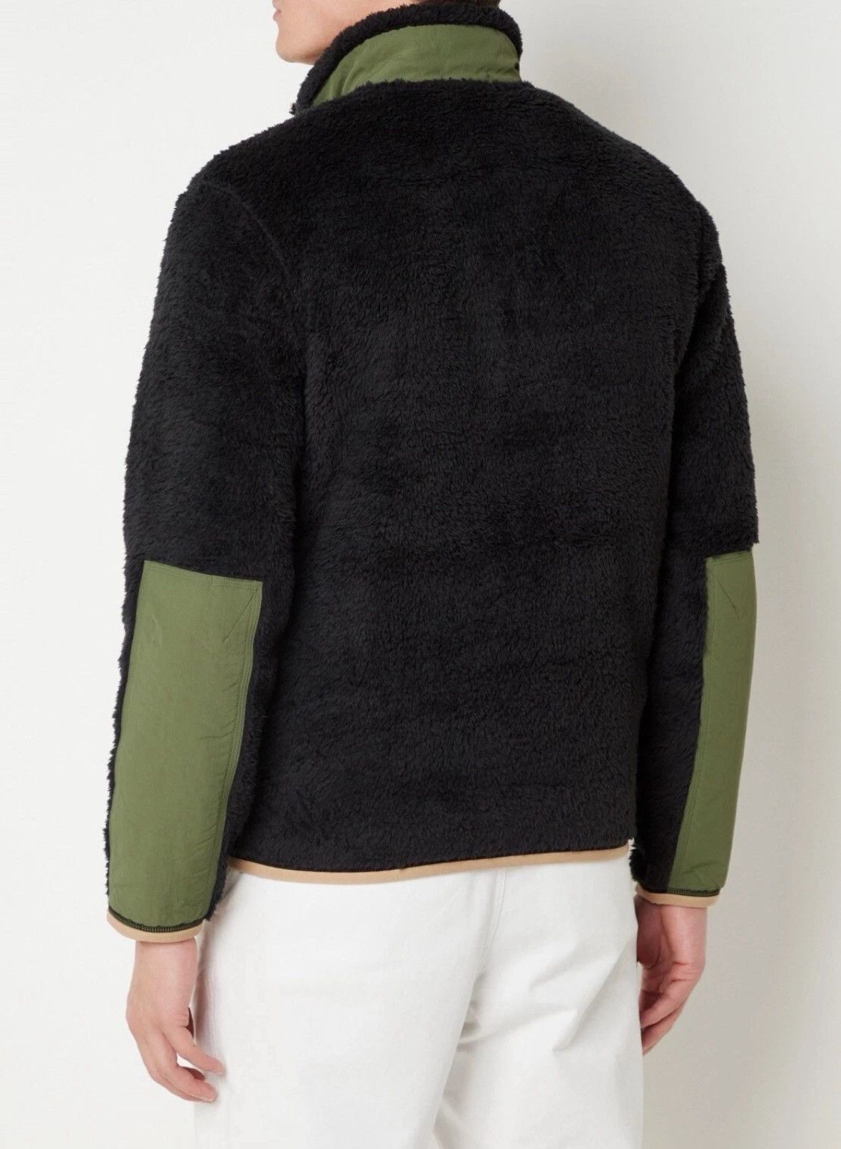 Polo Ralph Lauren Polo Ralph Lauren Curl Sherpa Pile Olive Green Fleece Jacket Size US XXL / EU 58 / 5 - 9 Thumbnail