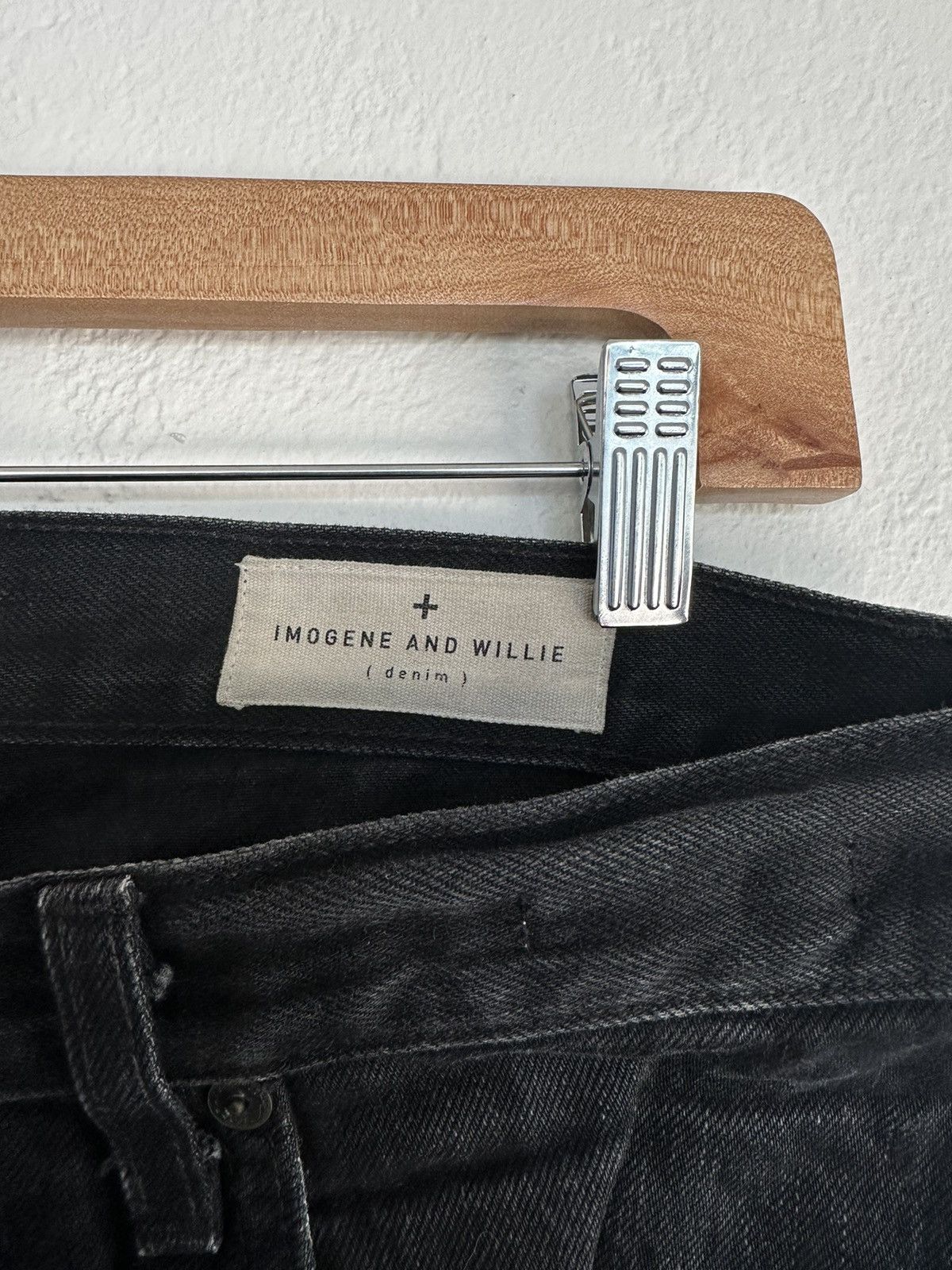 Imogene + Willie Imogene and Willie Black Denim [Barton Slim] Size US 36 / EU 52 - 3 Thumbnail