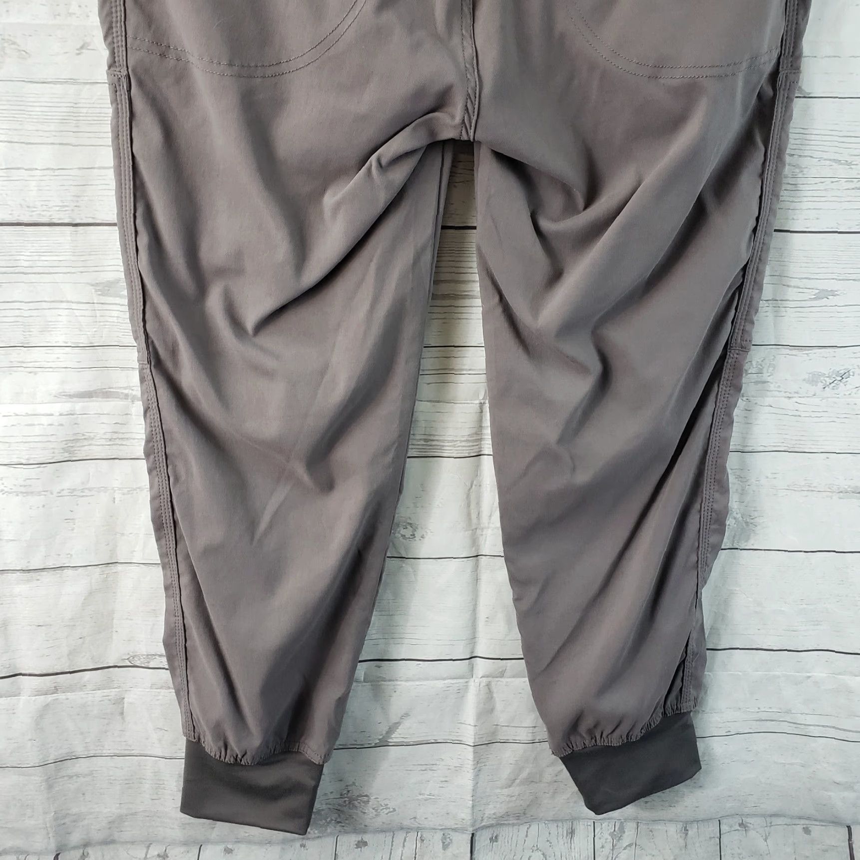 Prana Prana Womens Jogger Pants Sz 8 Gray Sky Cannon Mid Rise Cargo Pockets Fashion Pants Women Wide-Coverage Casual Pants Size 30" / US 8 / IT 44 - 5 Thumbnail