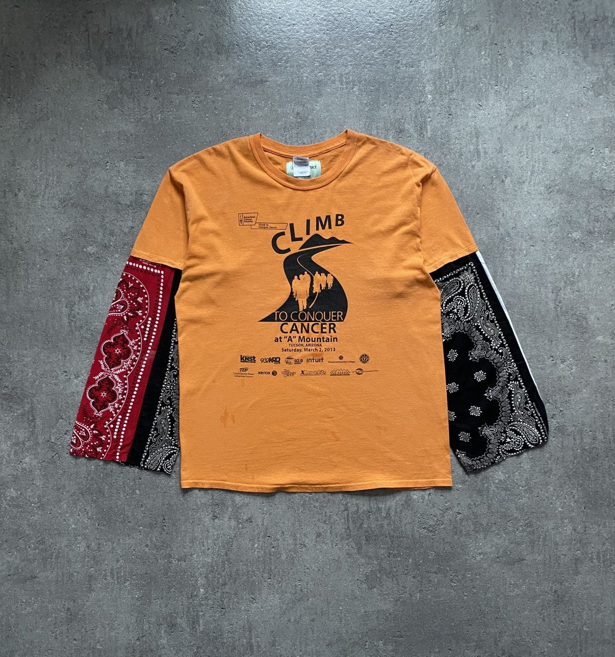 (di)vision (Di)Vision (Di)Construct Orange Bandana Long Sleeve Size US L / EU 52-54 / 3 - 1 Thumbnail
