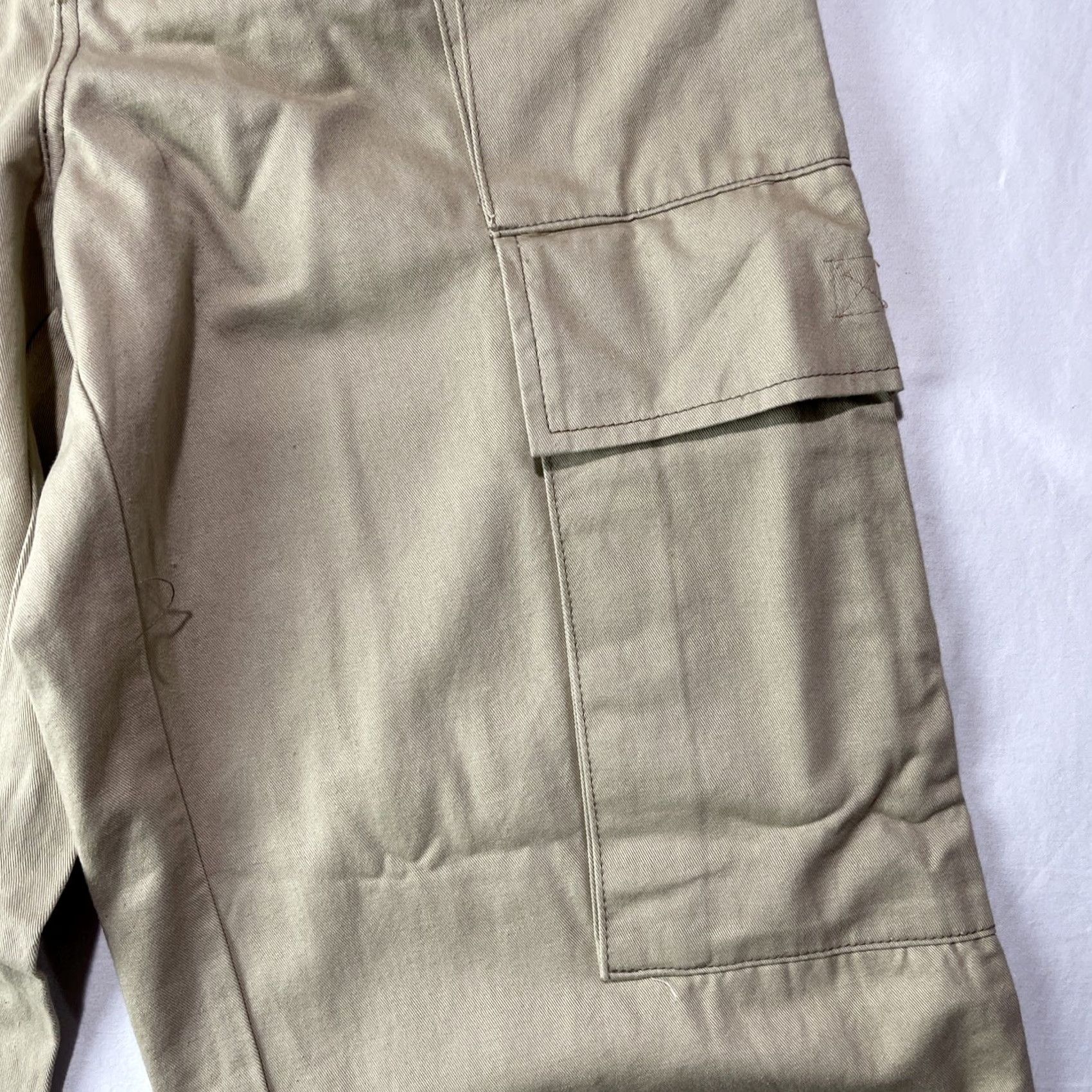 Dr. Martens VINTAGE Dr Martens Cargo Pants Mens 36x34 Beige Baggy AirWair Cargo Pants Mens Beige 80s 90s Army City Mens Size US 36 / EU 52 - 3 Thumbnail