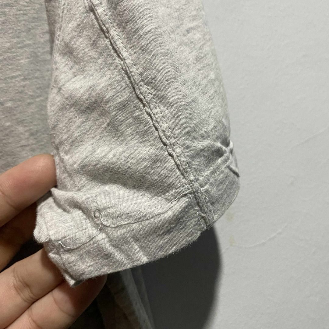 Brunello Cucinelli Brunello Cucinelli Gray Henley Shirt M Size US M / EU 48-50 / 2 - 7 Thumbnail
