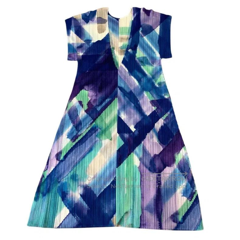 Issey Miyake Issey Miyake Blue Dress Size M / US 6-8 / IT 42-44 - 1 Thumbnail