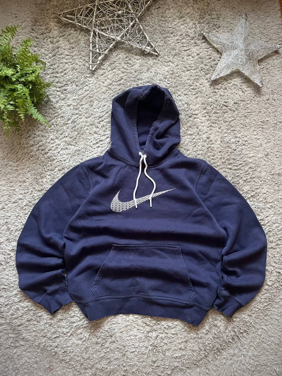 Nike × Vintage Nike Hoodie Streetwear Vintage Big Logo Swoosh Rare Size US M / EU 48-50 / 2 - 1 Thumbnail