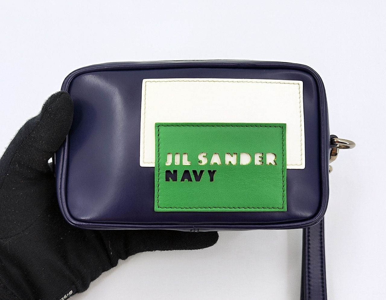 Jil Sander JIL SANDER navy small minimalist purple clutch Size ONE SIZE - 1 Thumbnail