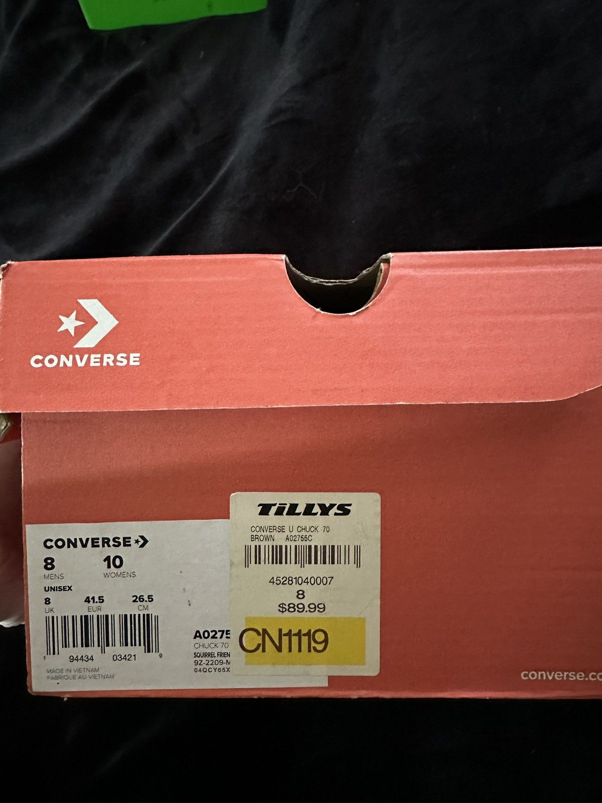 Converse CONVERSE Chuck 70 High Top Brown - Sz 8 Mens / 10 Womens Size US 8 / EU 41 - 3 Thumbnail