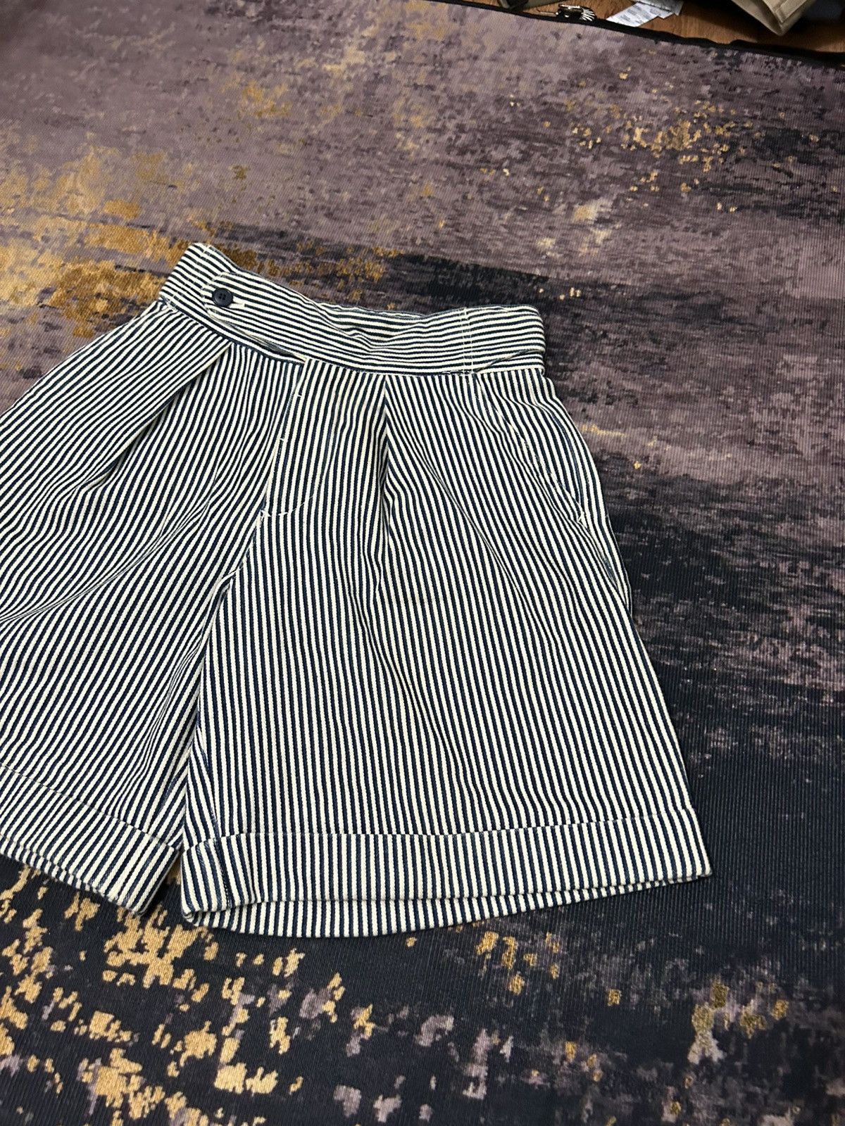 Issey Miyake Vintage Issey Miyake Gurka hickory shortpans Size US 27 - 4 Thumbnail