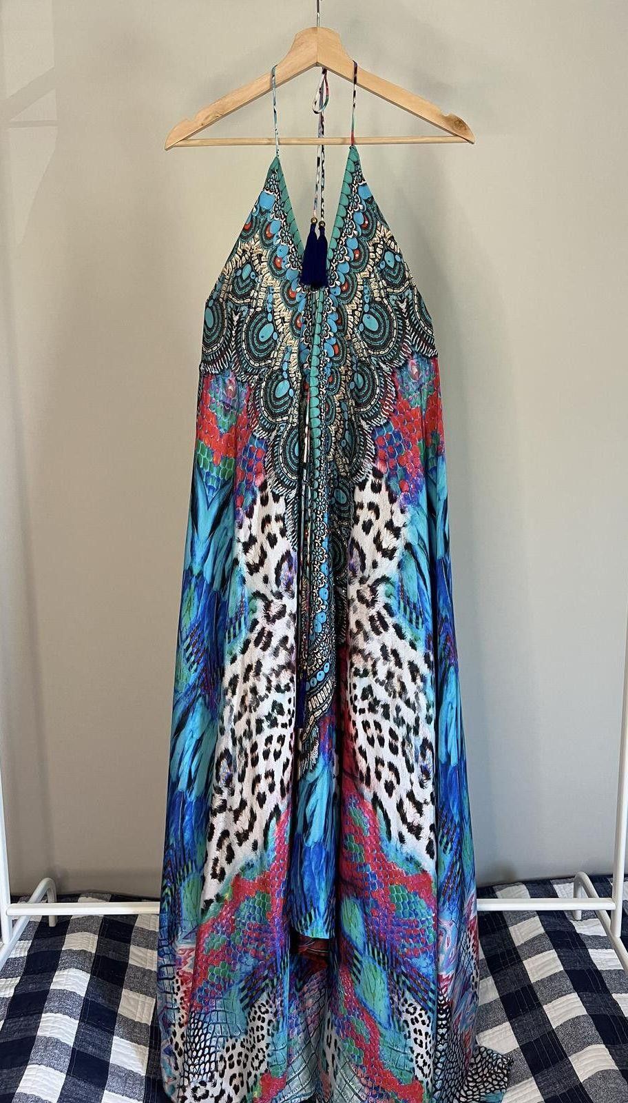Other La Moda True Colors Animal Print Maxi Dress - High-Low Hem Size M / US 6-8 / IT 42-44 - 1 Thumbnail