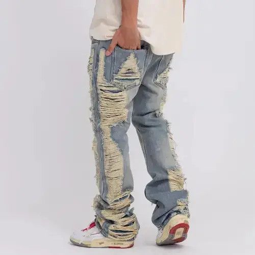 Japanese Brand VIBE US 29' Vintage Ripped Blue Jeans Unisex Size US 29 - 7 Thumbnail