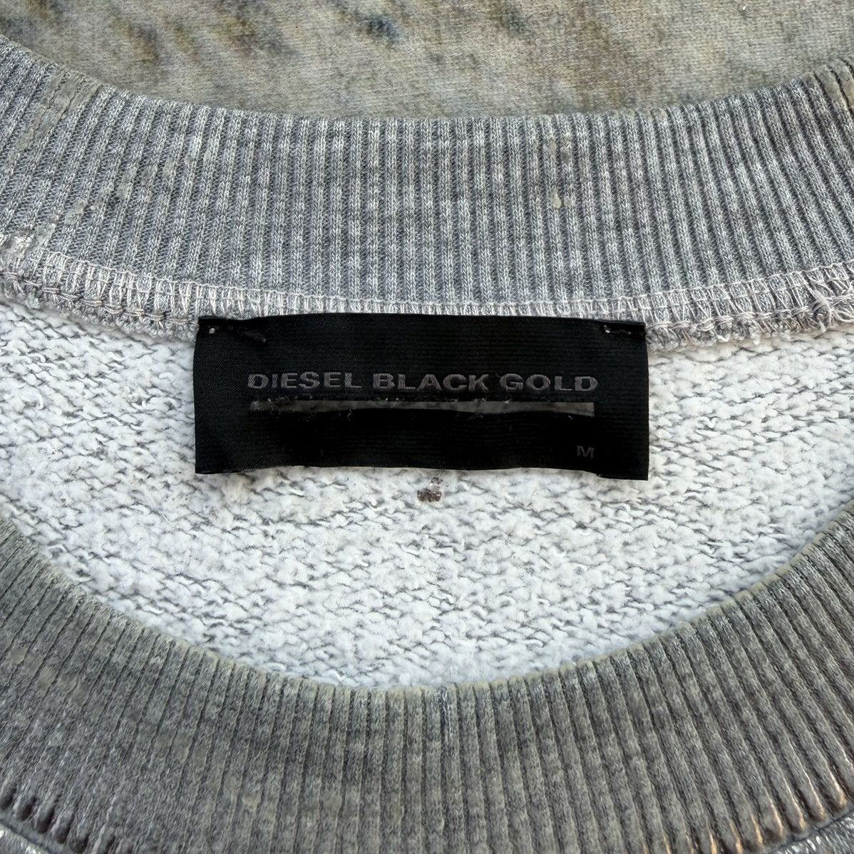 Diesel Diesel Black Metallic Gold Nightclub Silver Shirts Crewneck Size US M / EU 48-50 / 2 - 10 Thumbnail