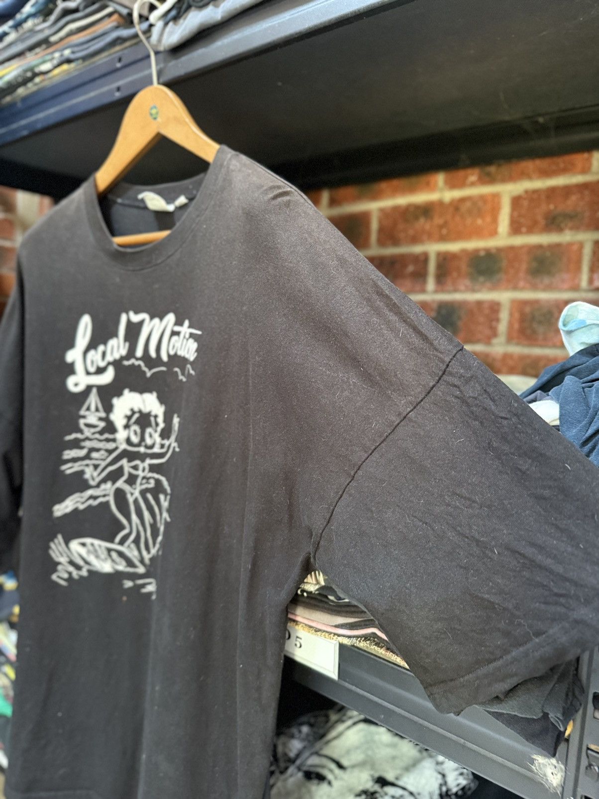 Cartoon Network Vintage Betty Boop X local Motion Surf Backhit Sun Faded Tee Size US XL / EU 56 / 4 - 8 Thumbnail