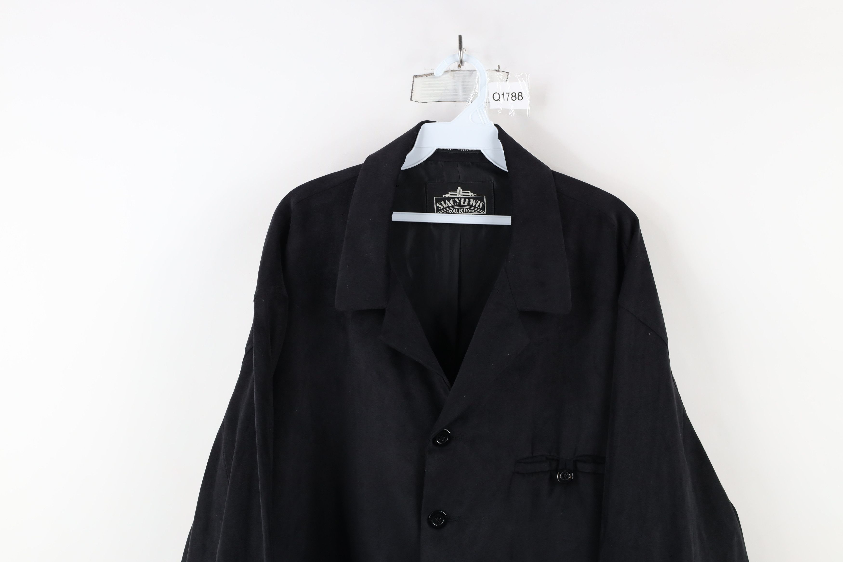 Vintage Vintage 90s Streetwear Fit Microfiber Button Shirt Jacket Size US XXL / EU 58 / 5 - 2 Thumbnail