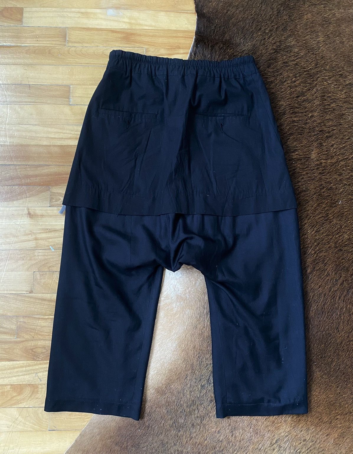 Rick Owens FW09 Crust Layered Silk Trousers | Grailed