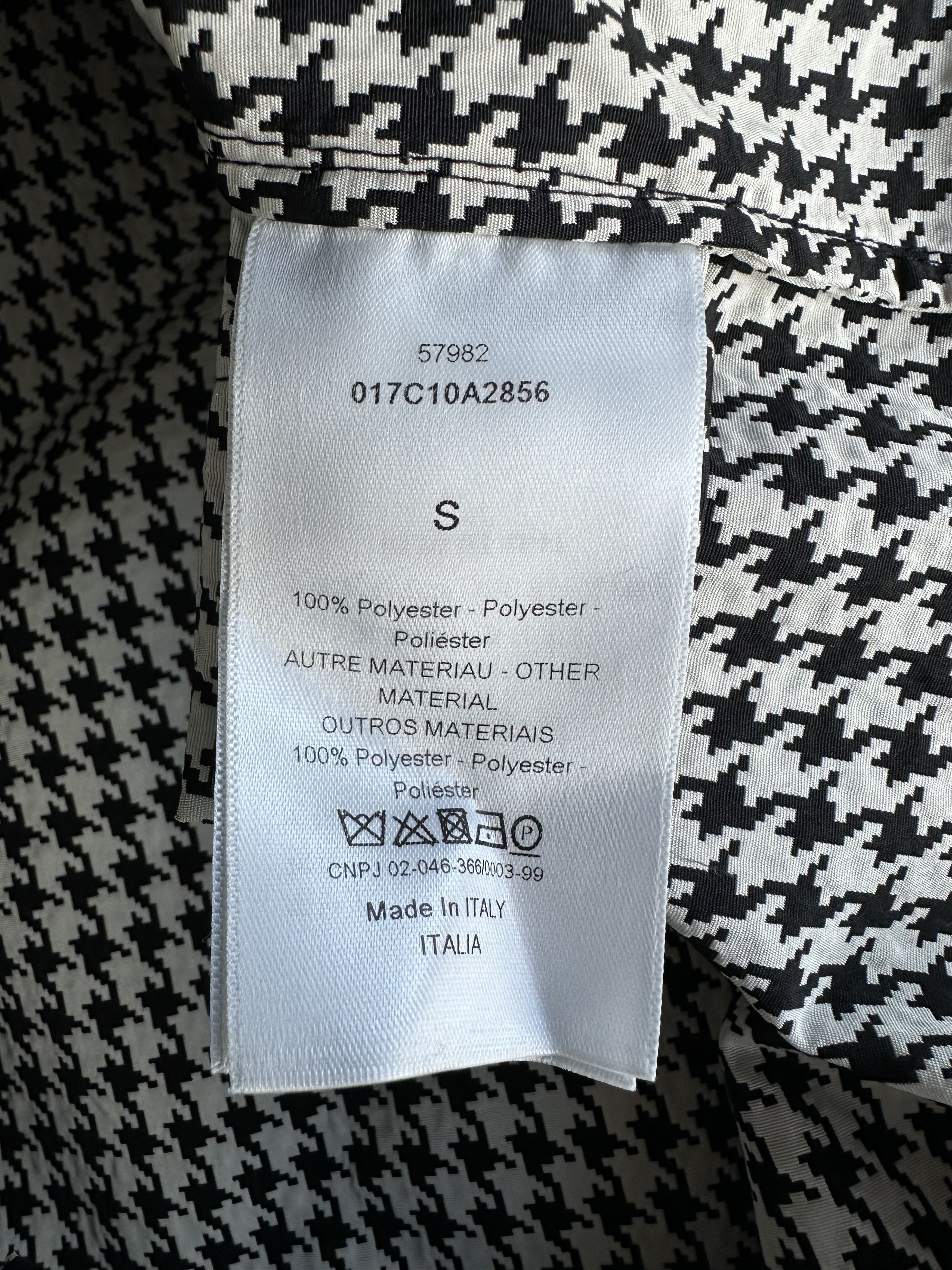 Dior Dior Black & White Houndstooth Oversized Women's Anorak Size M / US 6-8 / IT 42-44 - 5 Thumbnail