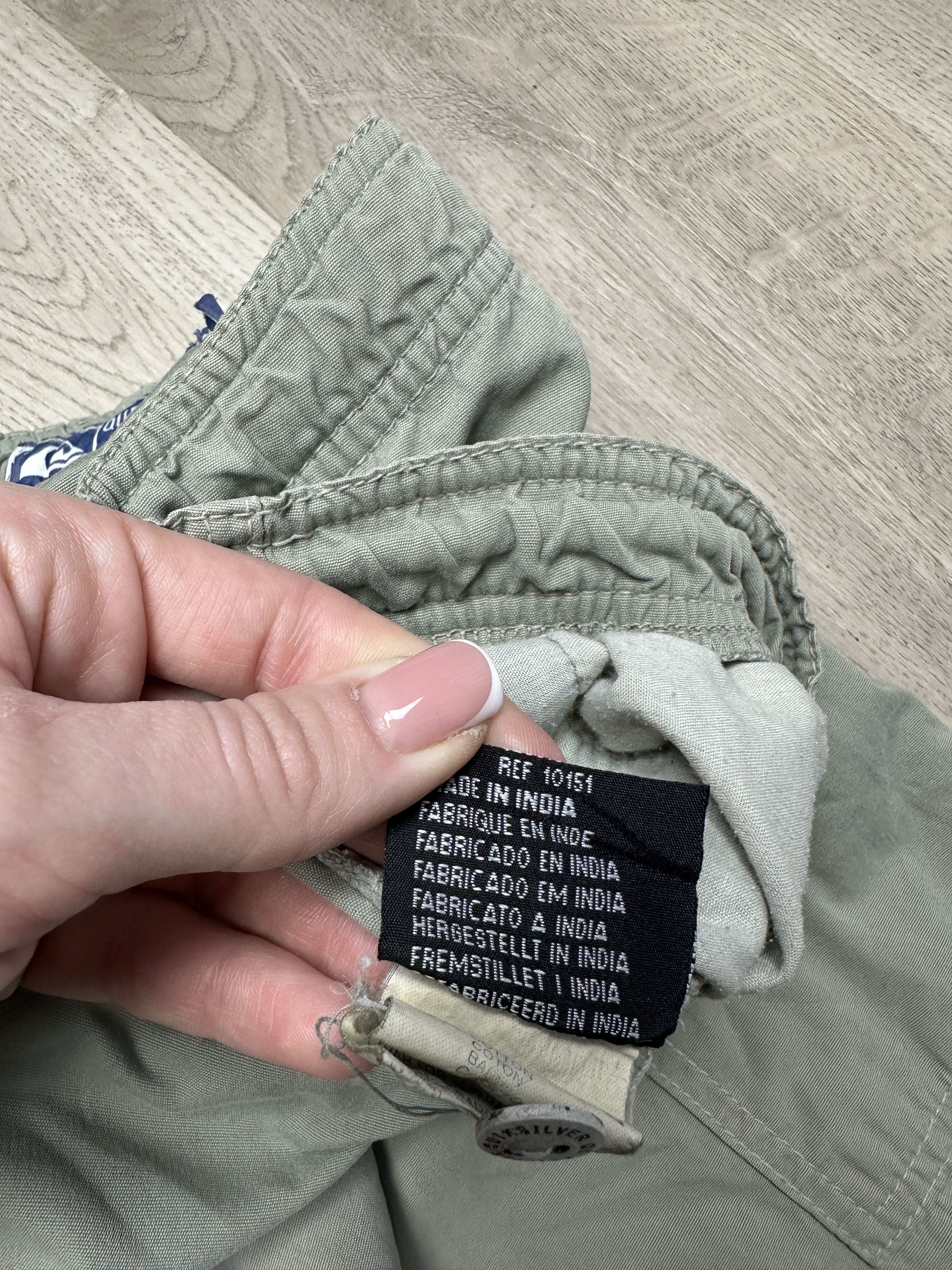 Quiksilver Quiksilver 90s Vintage Mens Cargo Pants Size US 30 / EU 46 - 7 Thumbnail