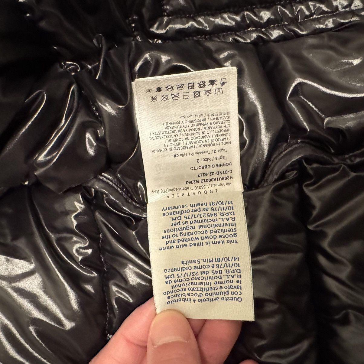 Fragment Design Moncler x Fragment Donnie black short down jacket Size US M / EU 48-50 / 2 - 7 Thumbnail