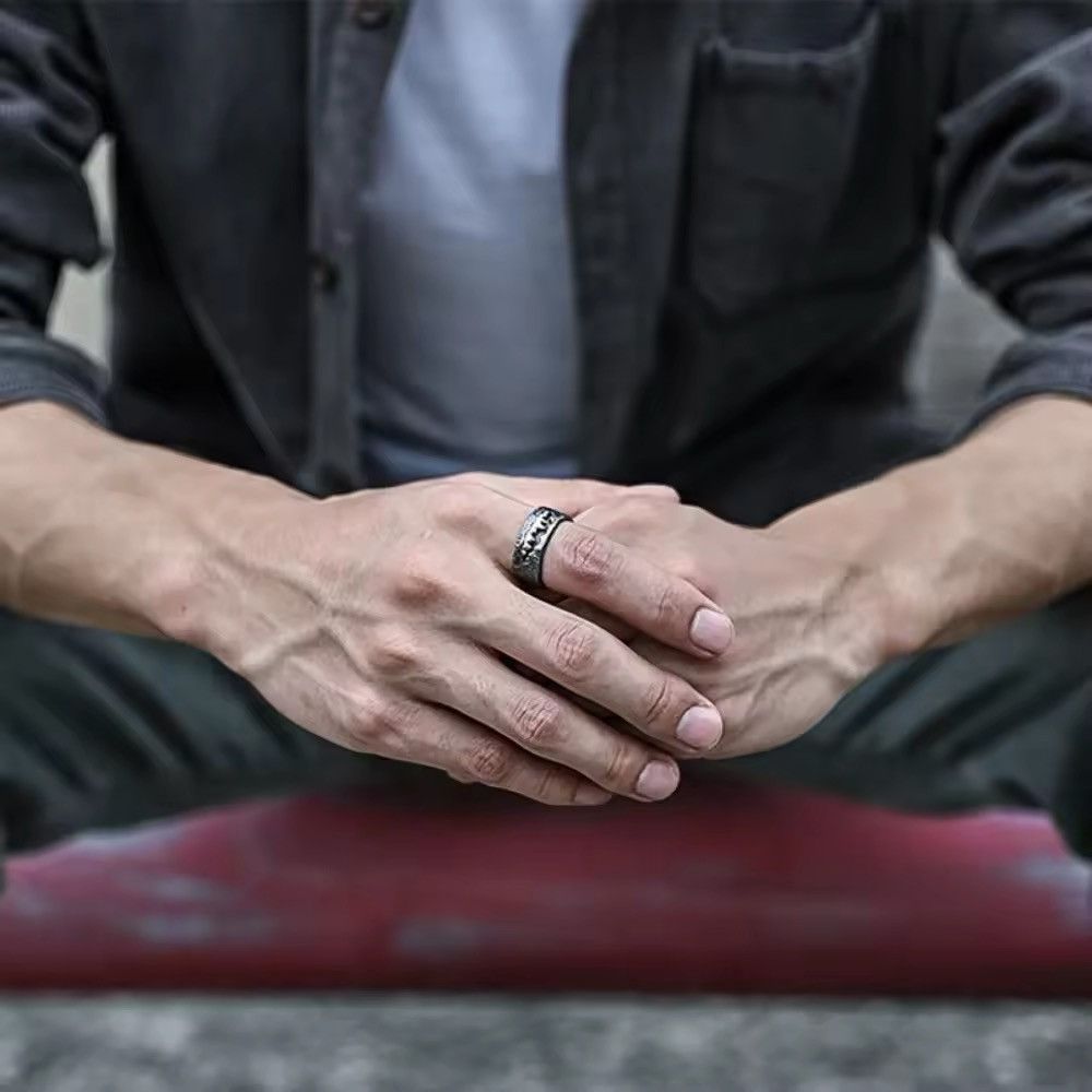 Vintage Retro Venom Finger Ring Size ONE SIZE - 5 Thumbnail
