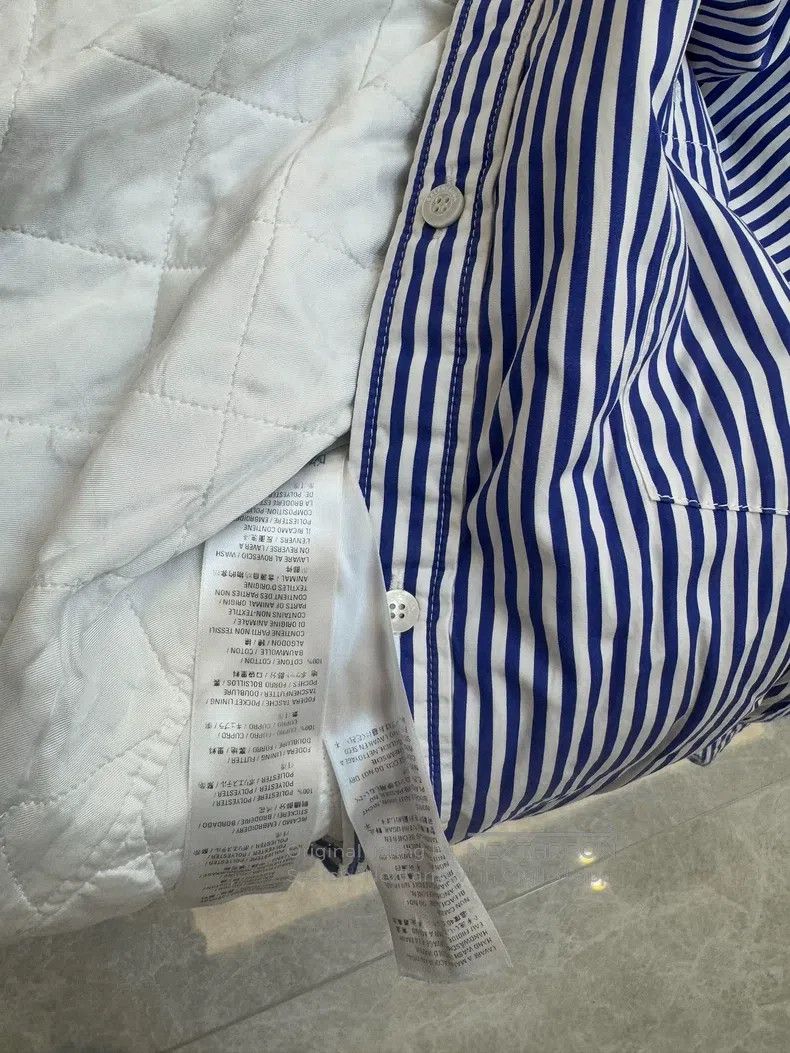Balenciaga Balenciaga size 38 Blue and White Striped Shirt Style Cott Size US S / EU 44-46 / 1 - 6 Thumbnail