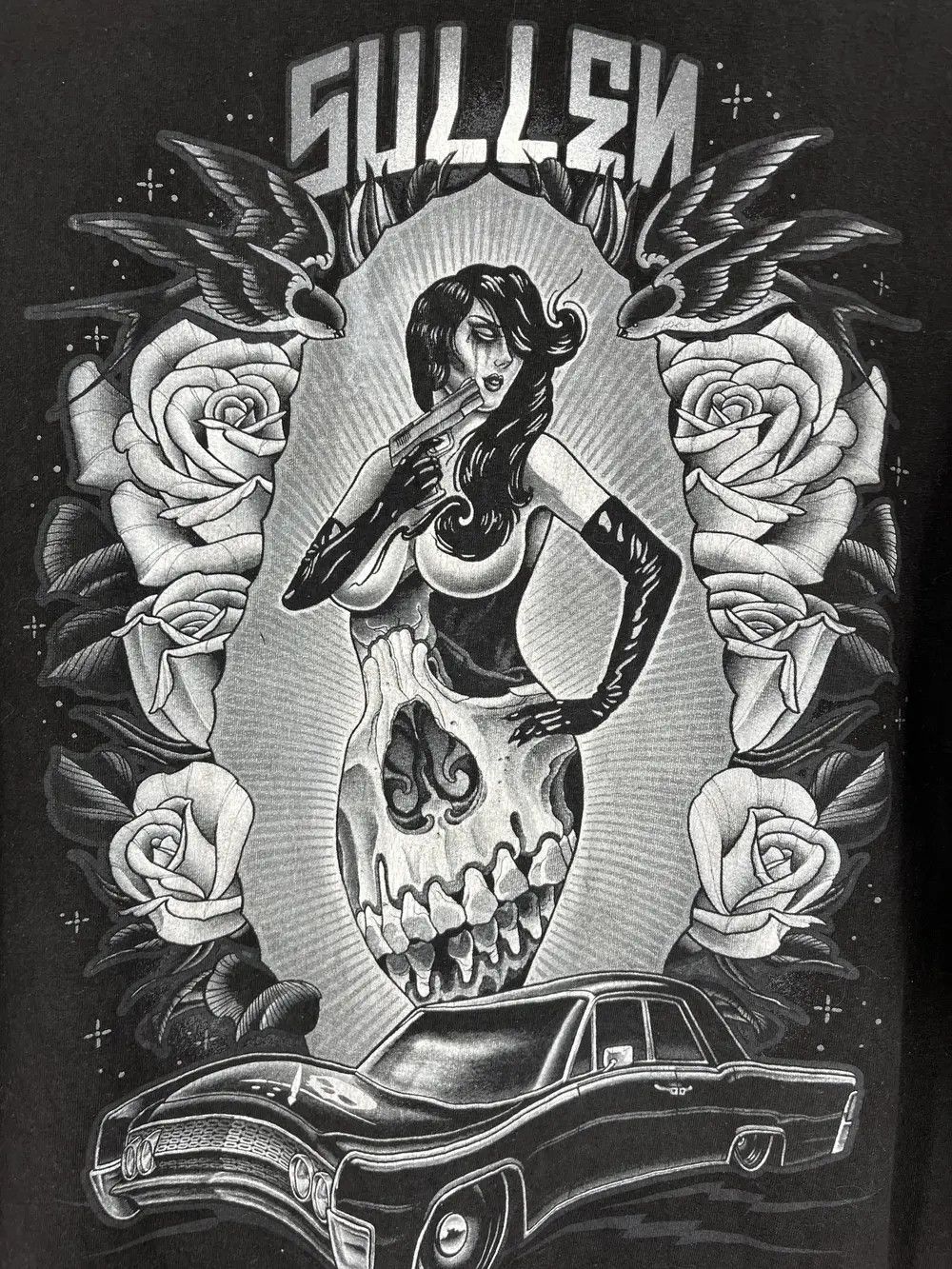 Band Tees × Vintage Vintage Sullen Skull T-shirt Sullen Big Size XXXL Size US XXL / EU 58 / 5 - 11 Thumbnail