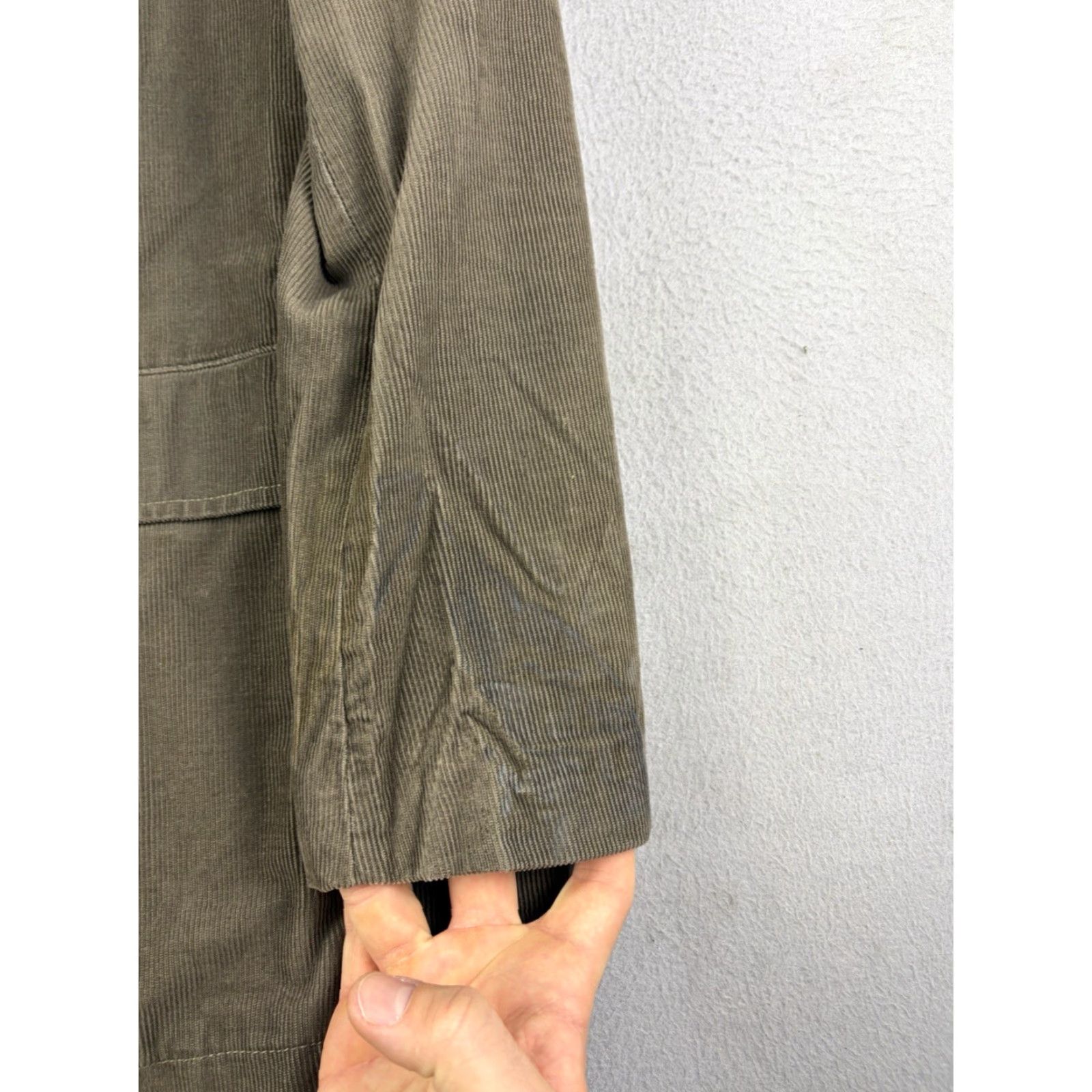 J.Crew J.CREW Blazer Jacket Sport Coat Men’s Size M Green Corduroy Size 40R - 5 Thumbnail