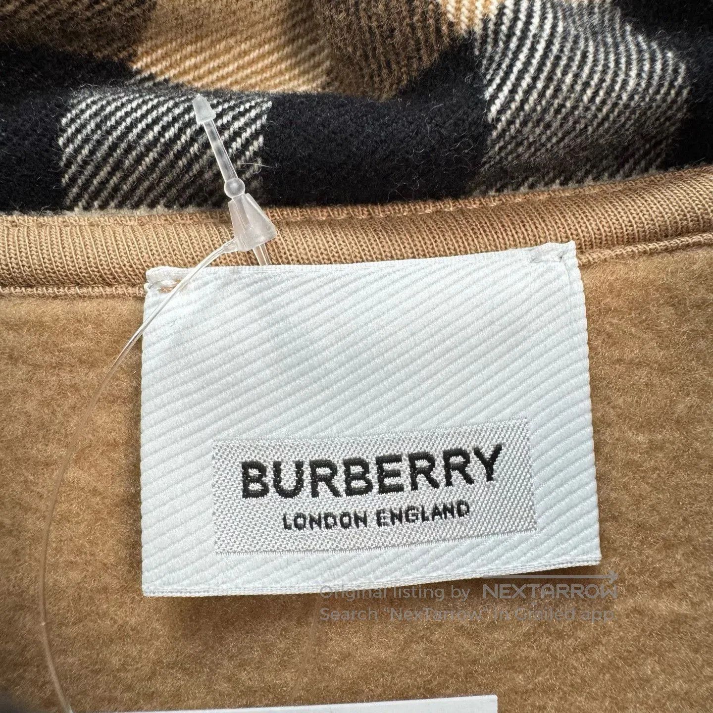 Other Burberry Camel Checkered Inner Hoodie. Size US S / EU 44-46 / 1 - 6 Thumbnail