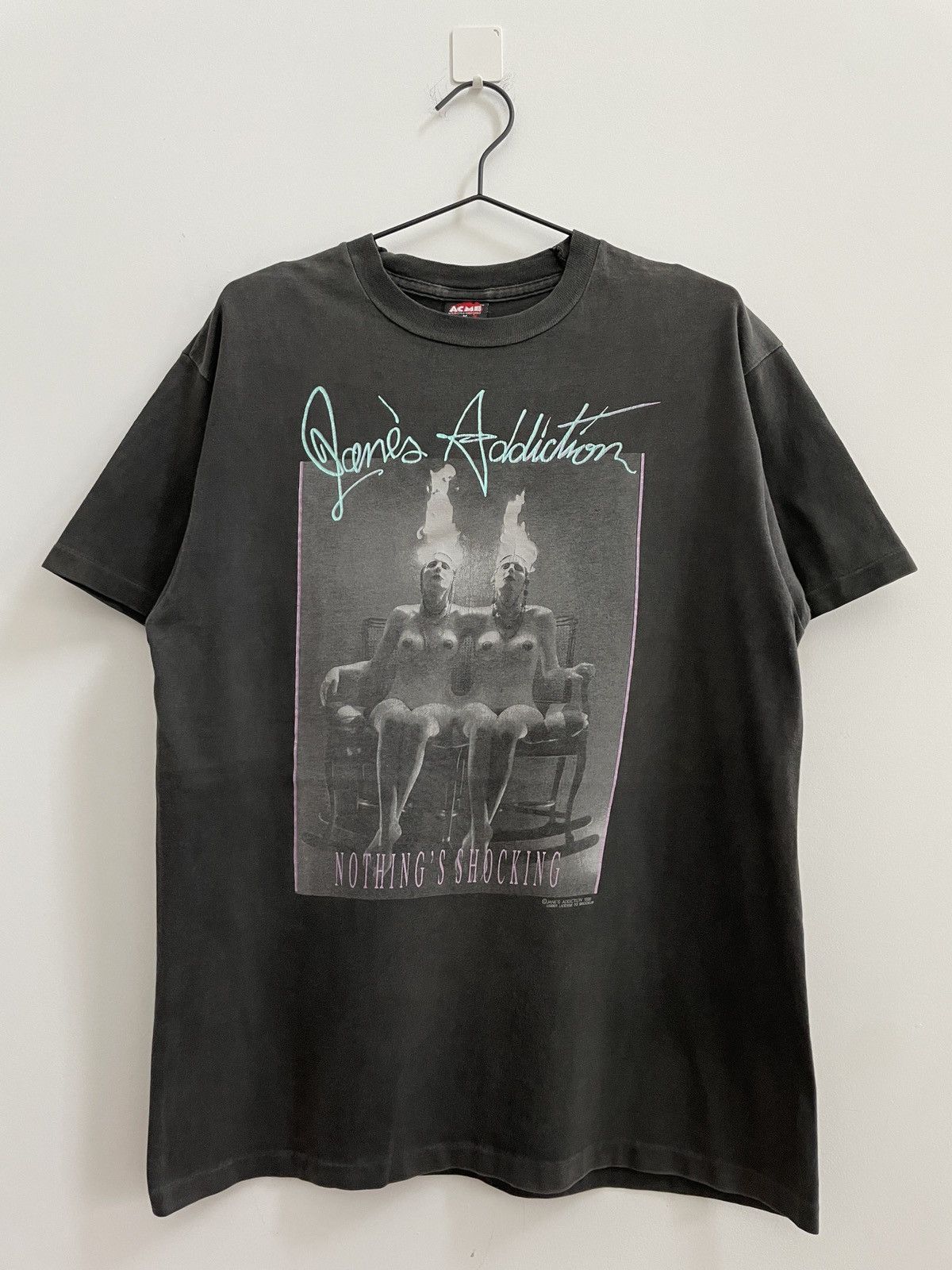 image of Band Tees x Vintage Jane’S Addiction Band T-Shirt in Black, Men's (Size Medium)