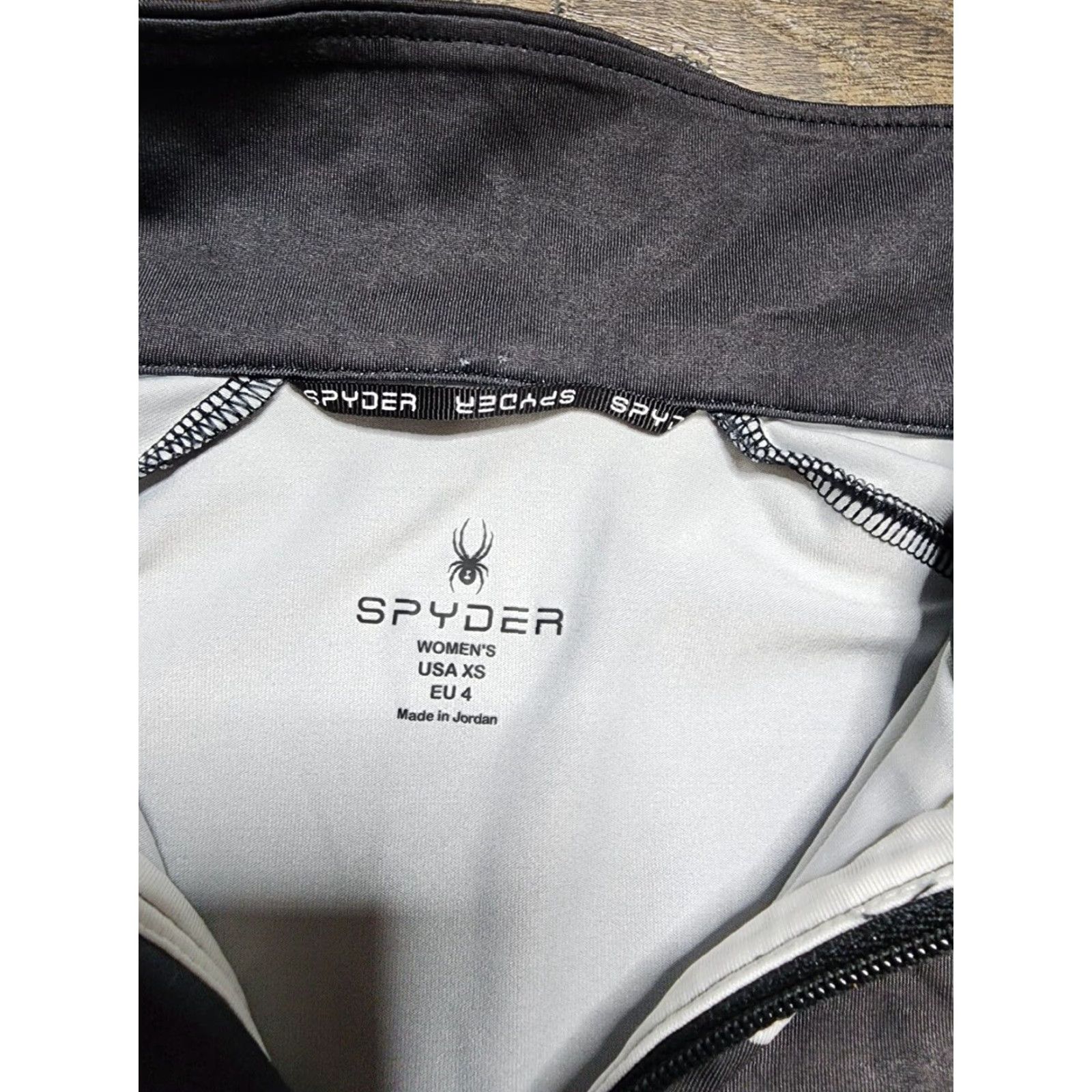 Spyder Womens XS Long Sleeve Baselayer Shirt Activewear 1/4 Zip Size XS / US 0-2 / IT 36-38 - 4 Thumbnail