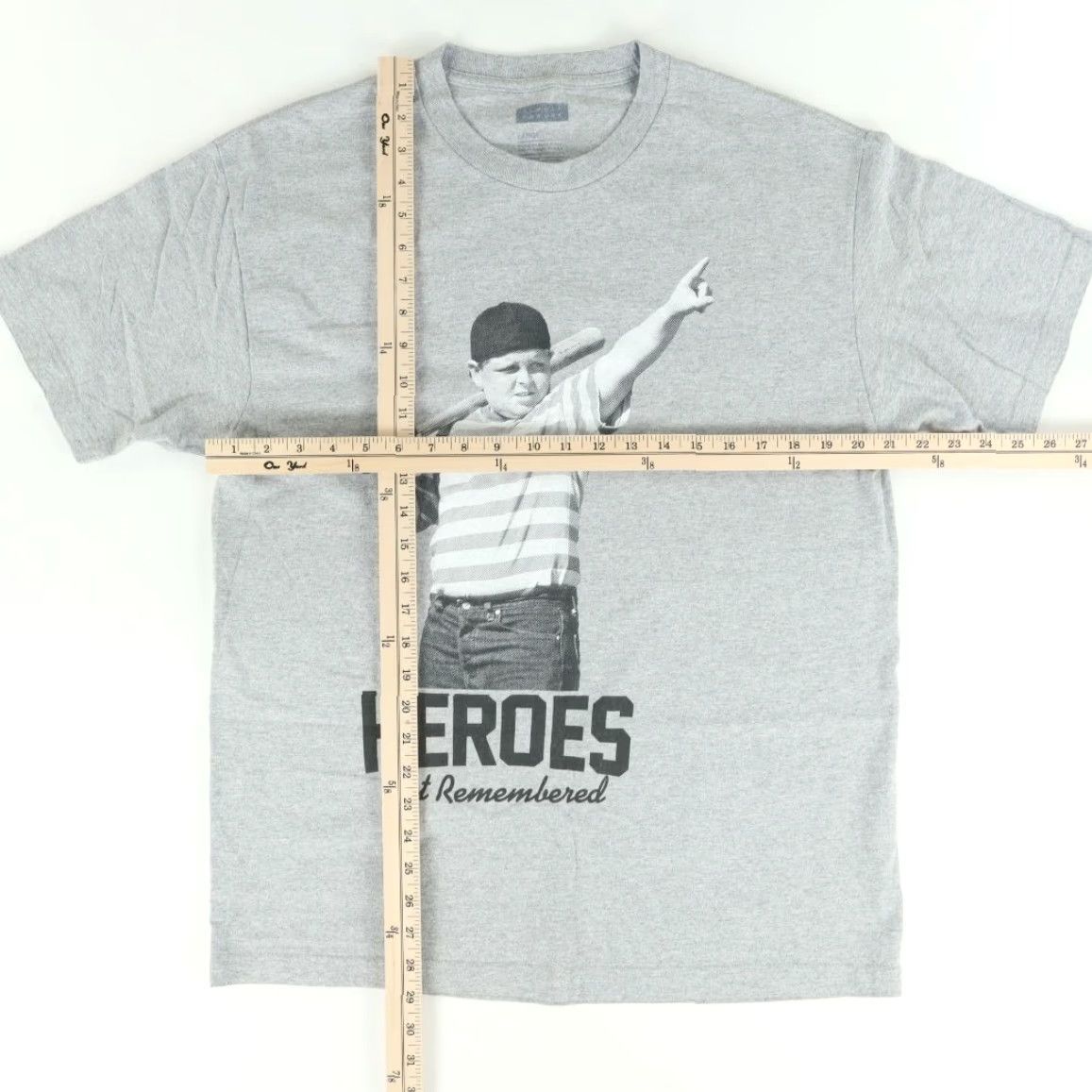 Almost Famous Almost Famous The Sandlot Legends Never Die Solid T-Shirt Gray Men's L Size US L / EU 52-54 / 3 - 3 Thumbnail