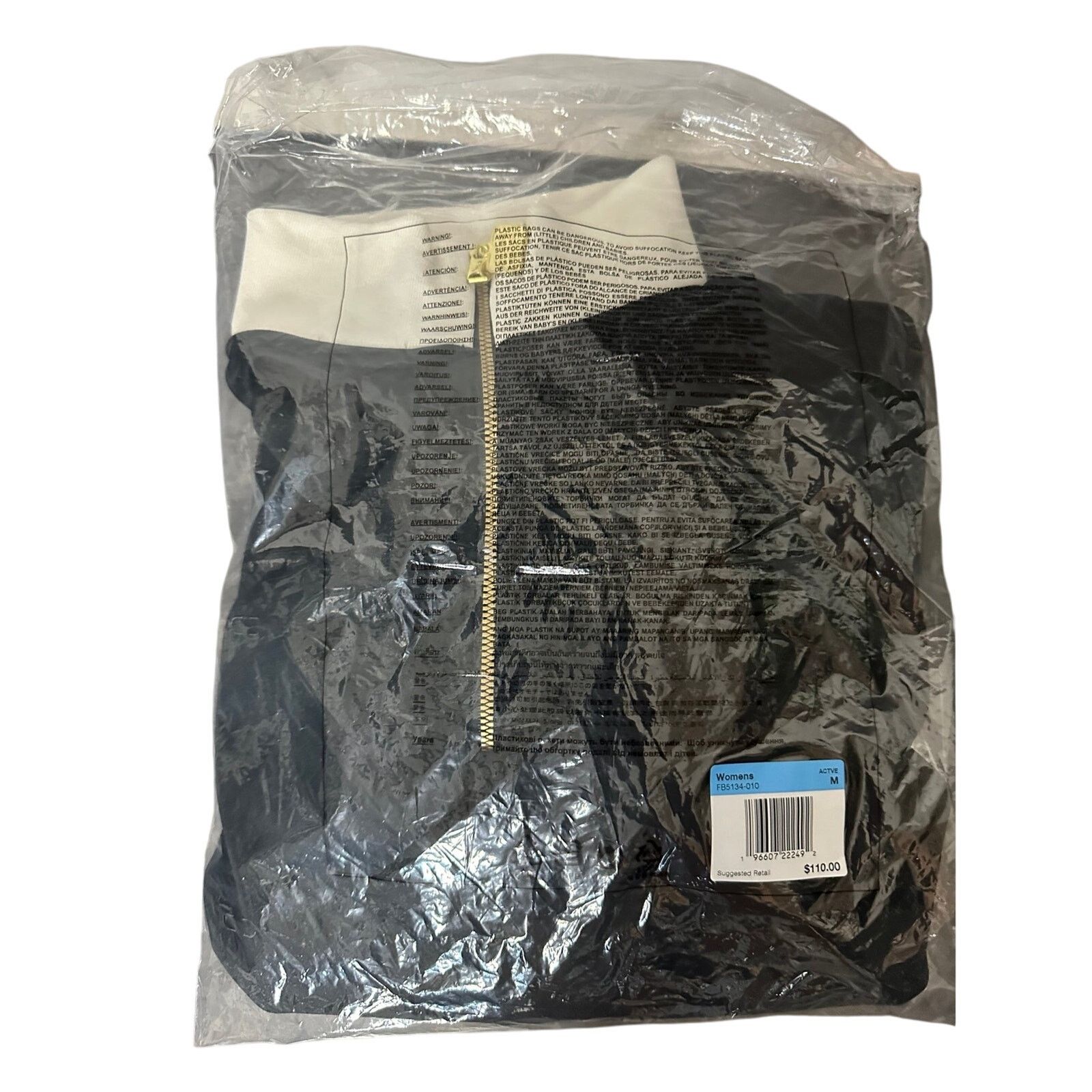 Jordan Brand Jordan Black and White Quarter Zip Crew FB5134-010 Size M Size M / US 6-8 / IT 42-44 - 3 Thumbnail