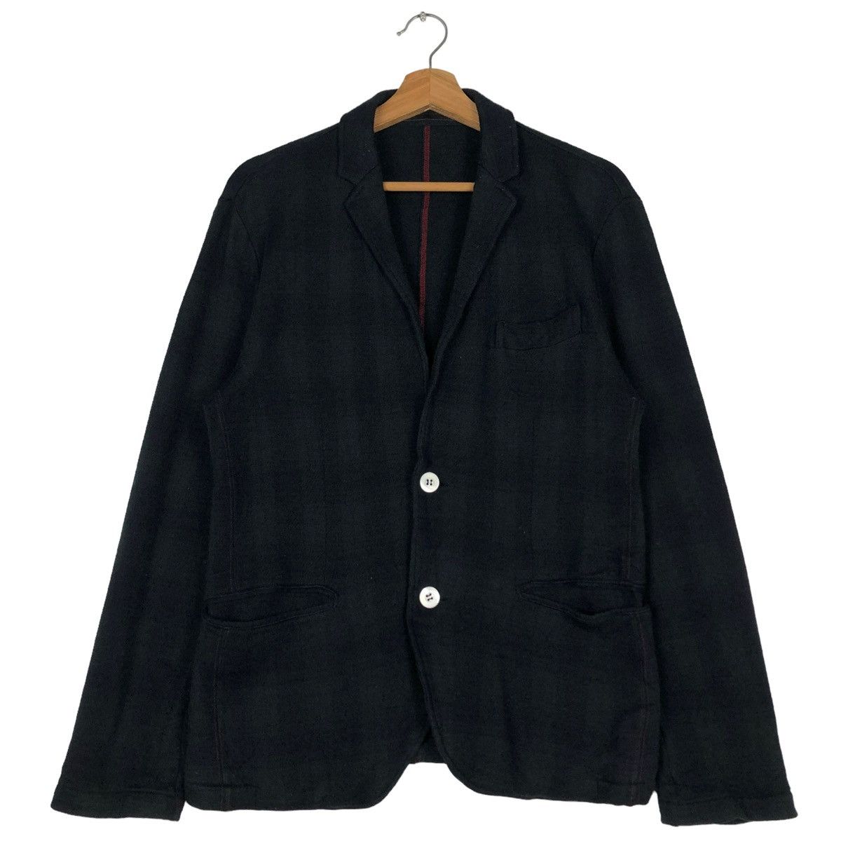 Issey Miyake 🔥VINTAGE WORK WOOL JACKET CHORE PICCOLO JAPAN Size US M / EU 48-50 / 2 - 1 Thumbnail