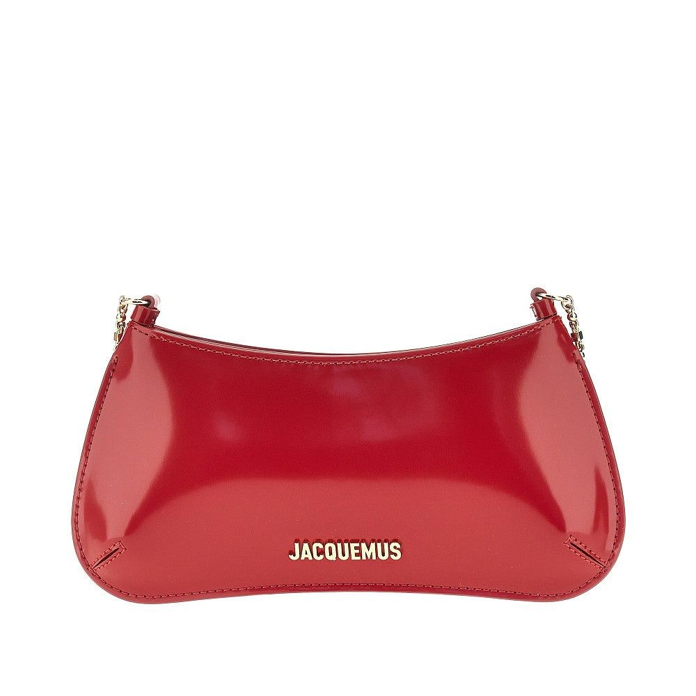 Jacquemus Jacquemus Small 'Bisou Chaine' Leather Bag Red UNI Women - USA Tariffs Included Size ONE SIZE - 1 Thumbnail