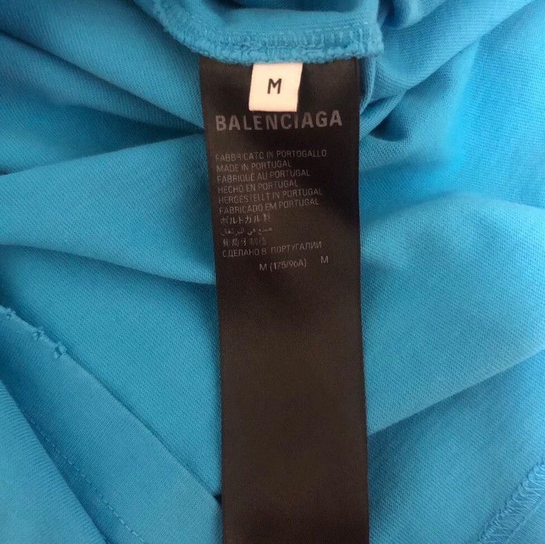 Balenciaga Balenciaga Latest Lake Blue Coke Short-sleeved T-shirt Size US M / EU 48-50 / 2 - 4 Thumbnail